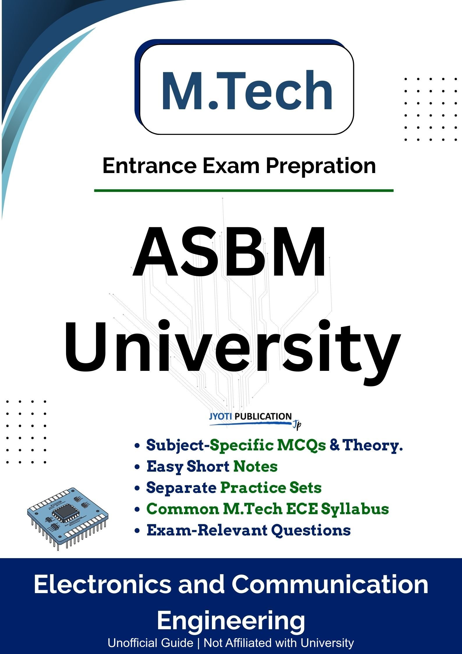 ASBM University M.Tech in Electronics & Communication Engineering Entrance Exam Book