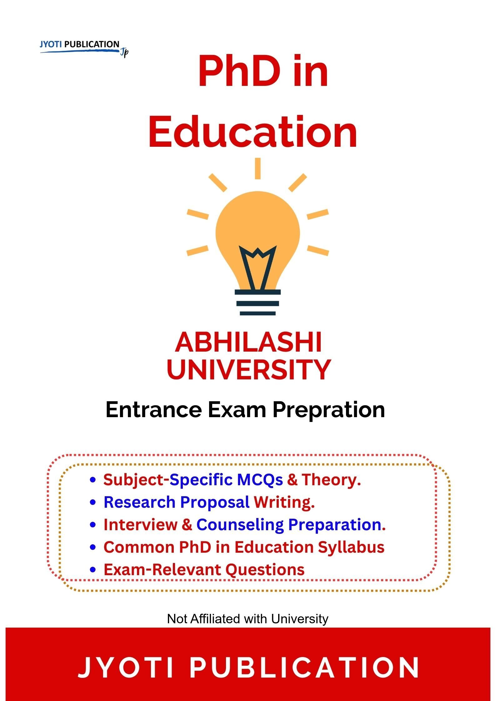 Abhilashi University PhD in Education Entrance Exam