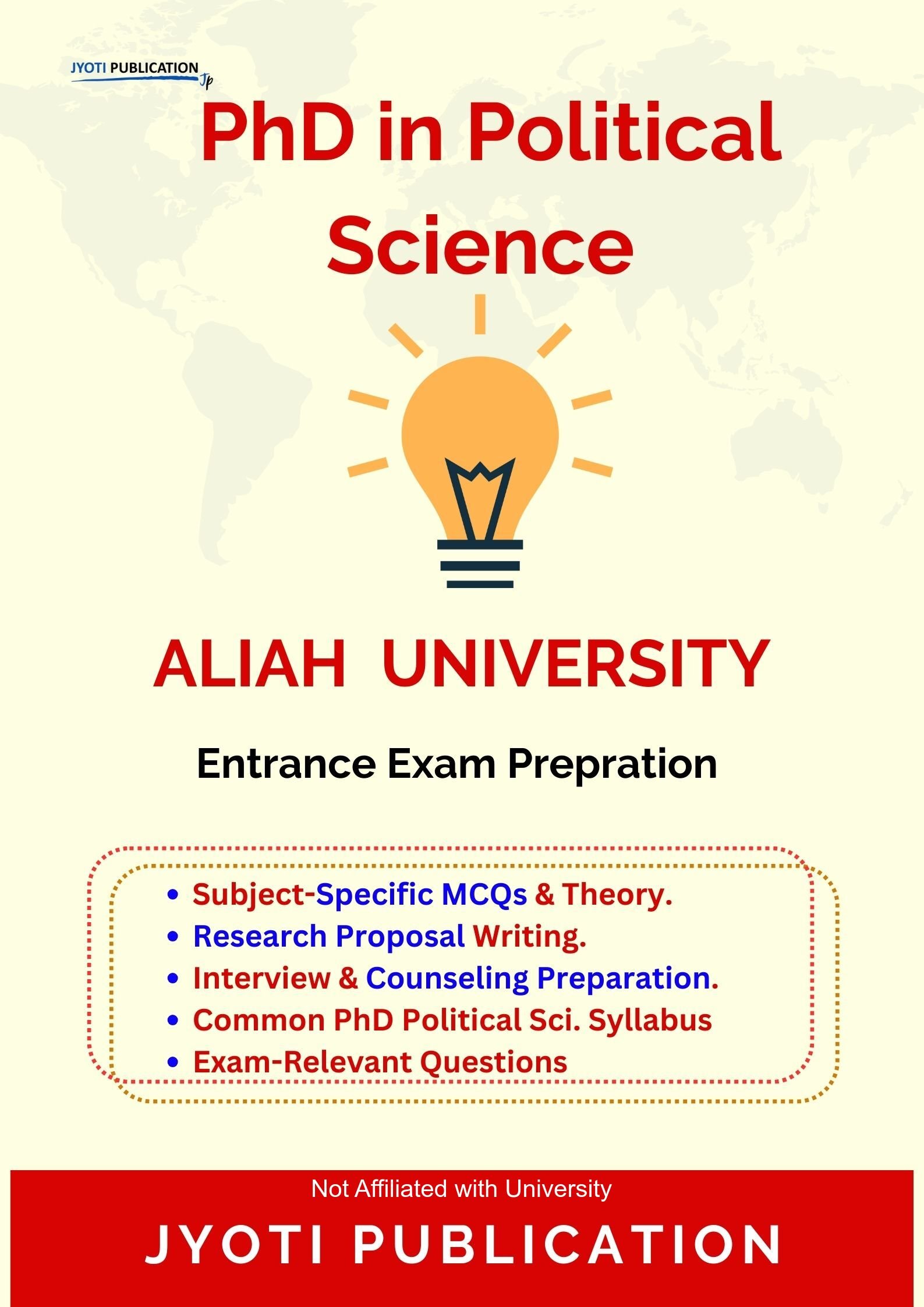 Aliah University PhD in Political Science Entrance Exam PhD in Political Science Entrance Exam