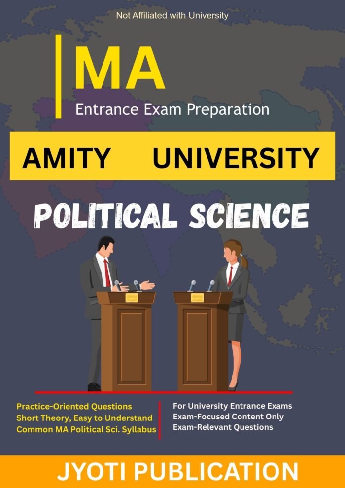 Amity University – MA Political Science Entrance Exam Preparation Guide ...