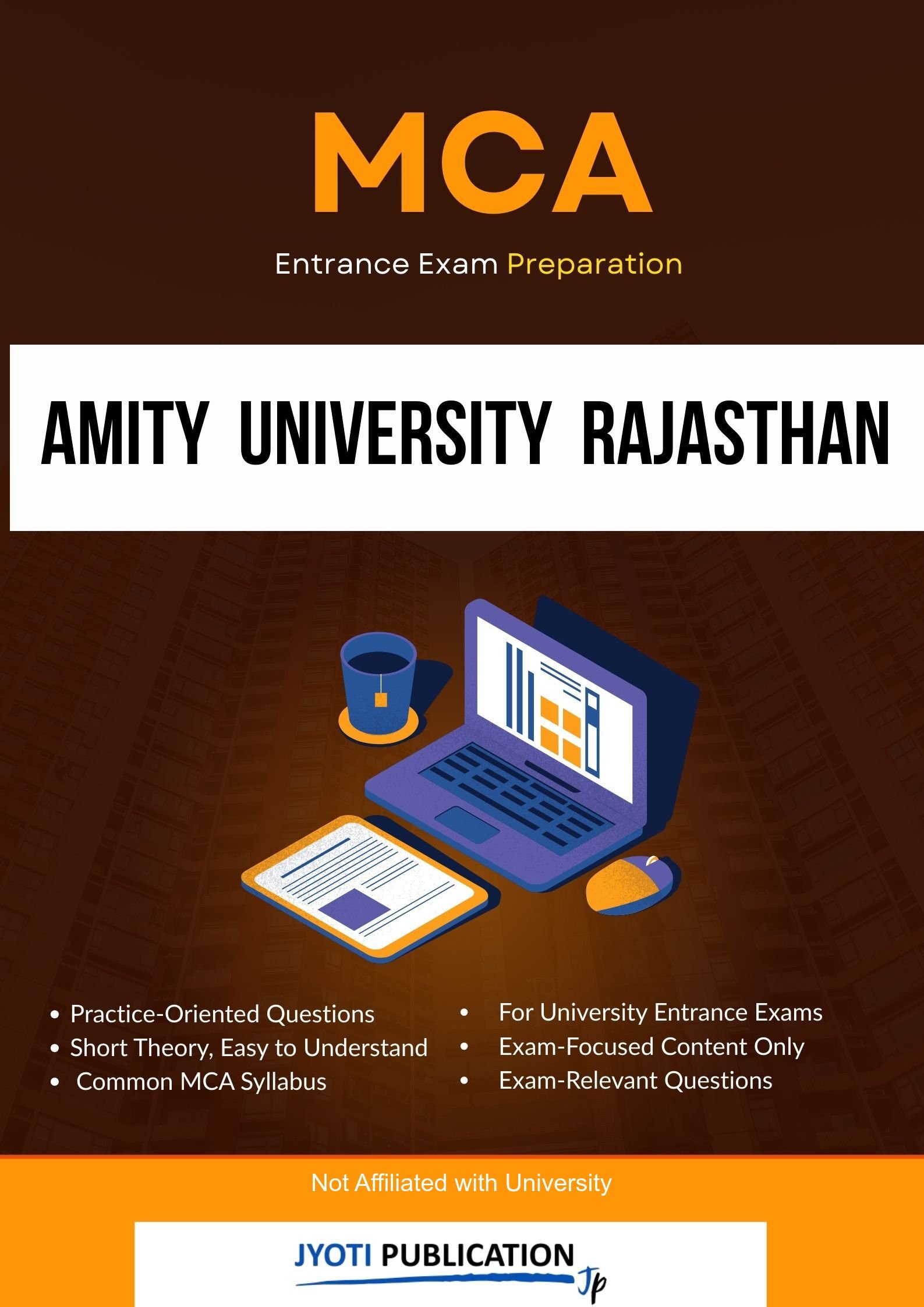 Amity University Rajasthan MCA Entrance Exam Preparation book
