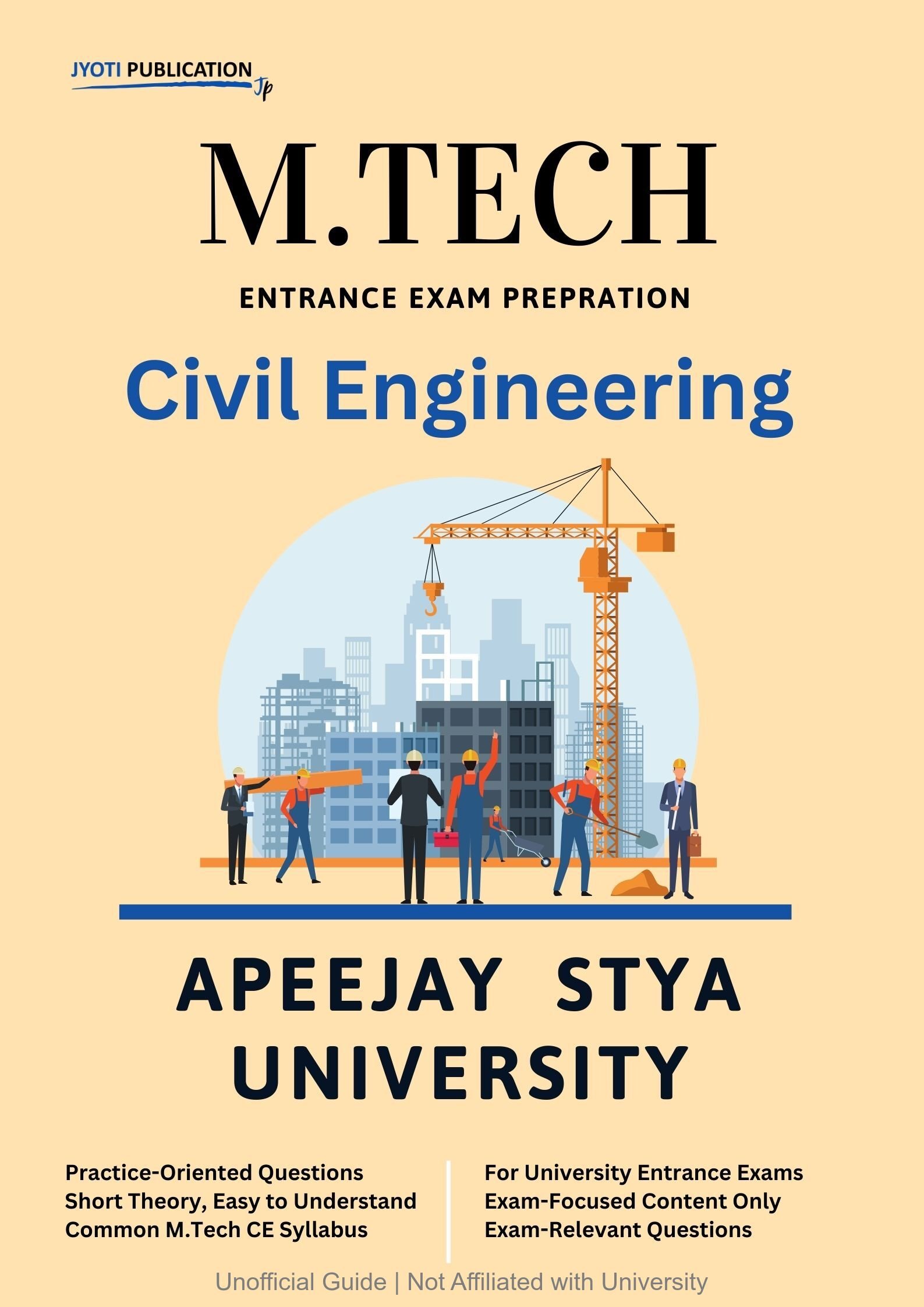 Apeejay Stya University M.Tech in Civil Engineering Entrance Exam