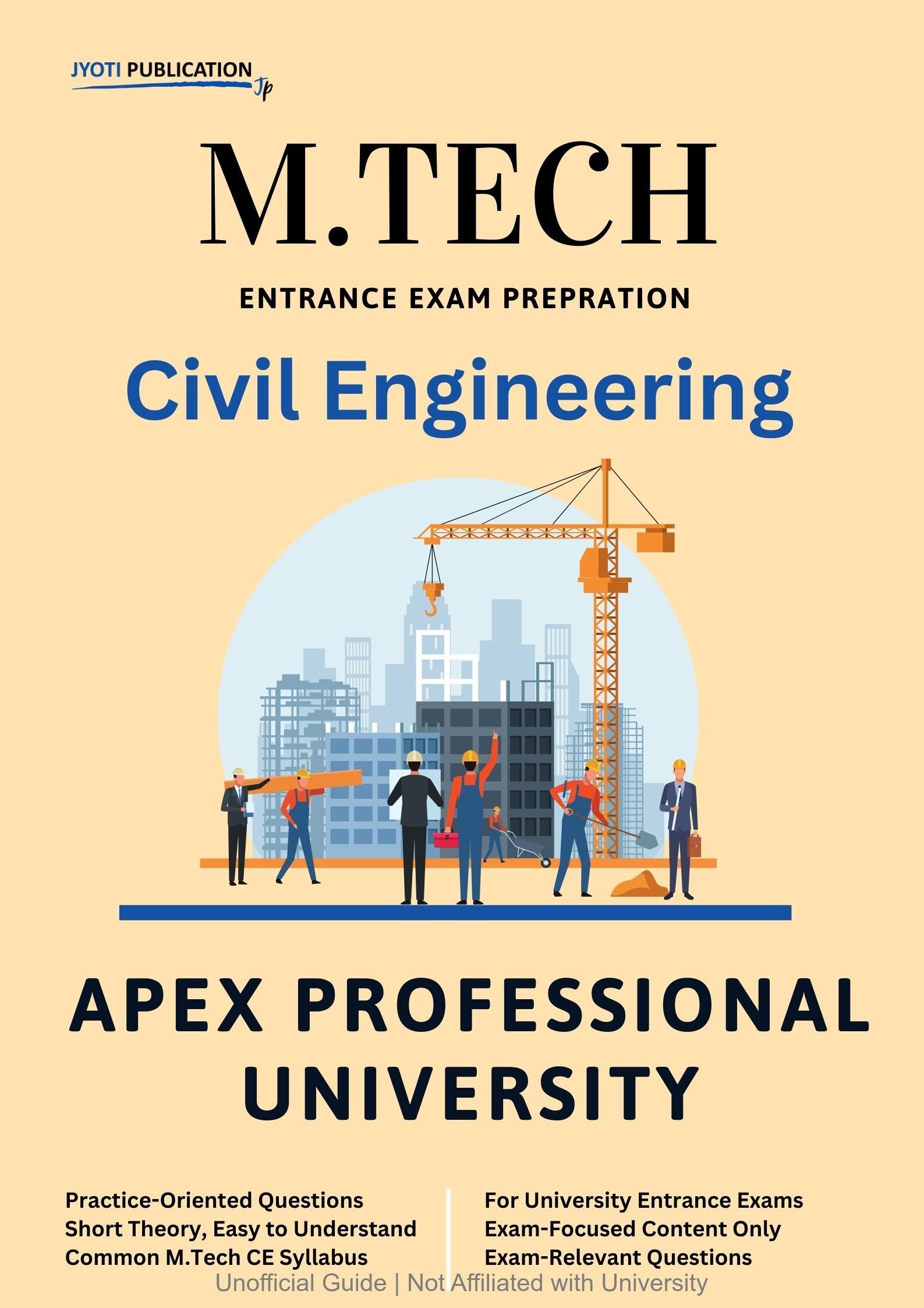 Apex Professional University M.Tech in Civil Engineering Entrance Exam