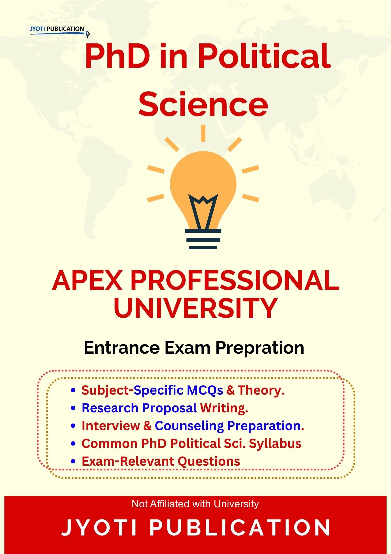 Apex Professional University PhD in Political Science Entrance Exam PhD in Political Science Entrance Exam