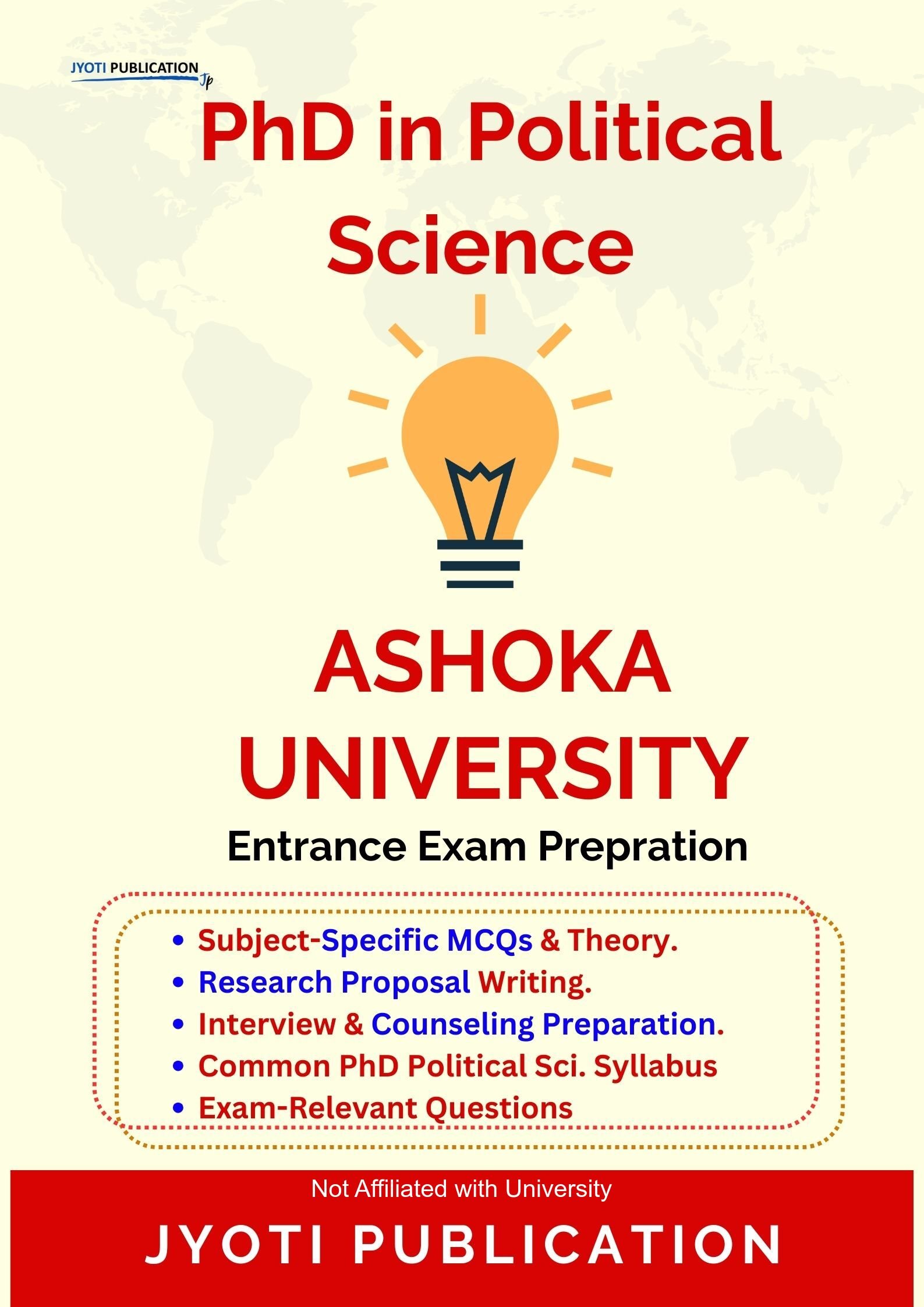 Ashoka University PhD in Political Science Entrance Exam PhD in Political Science Entrance Exam