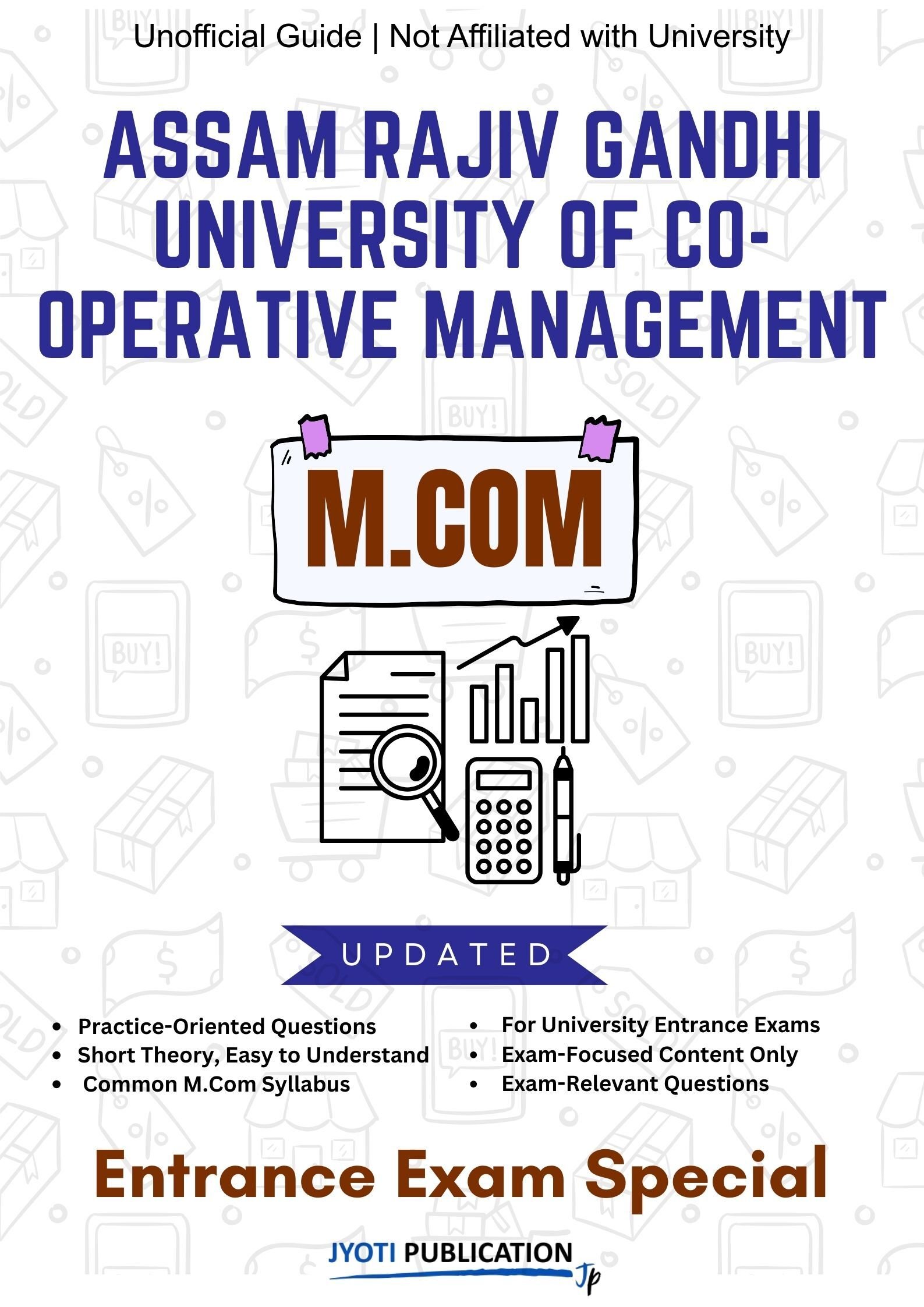 Assam Rajiv Gandhi University of Co-operative Management M.Com Entrance Exam