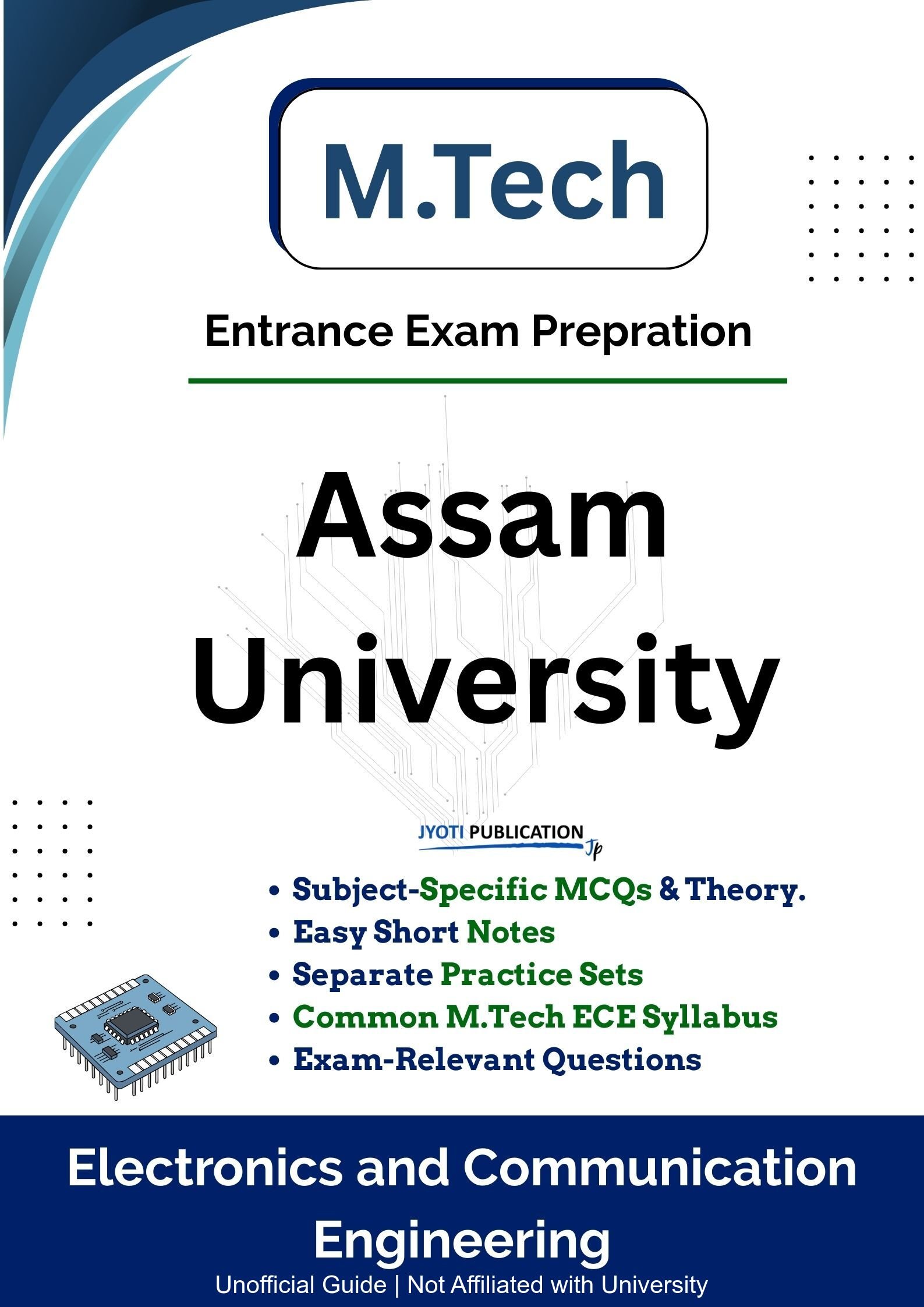 Assam University M.Tech in Electronics & Communication Engineering Entrance Exam Book