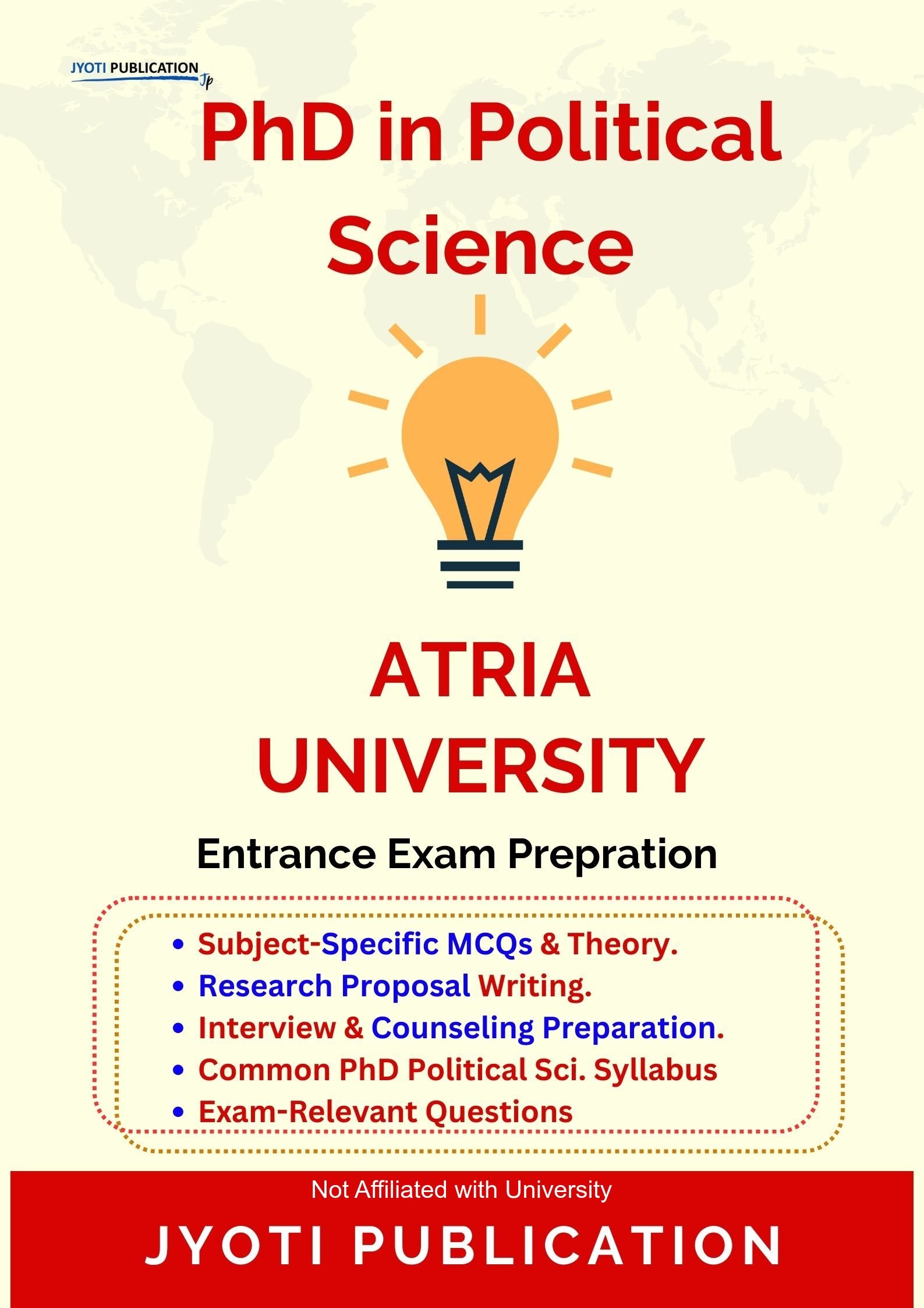 Atria University PhD in Political Science Entrance Exam PhD in Political Science Entrance Exam