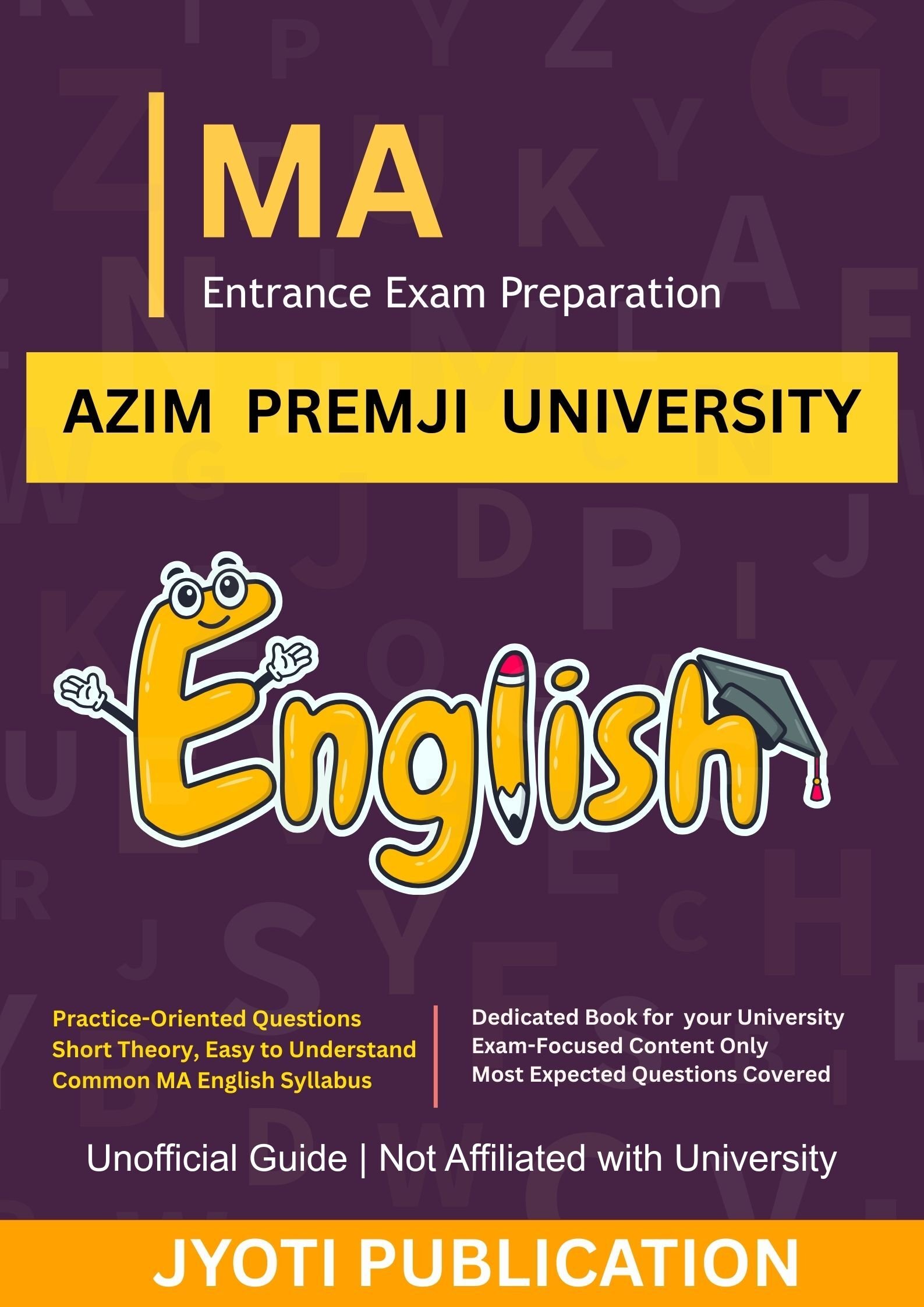 Azim Premji University (M.A. in English Literature Entrance Exam Book 2026)