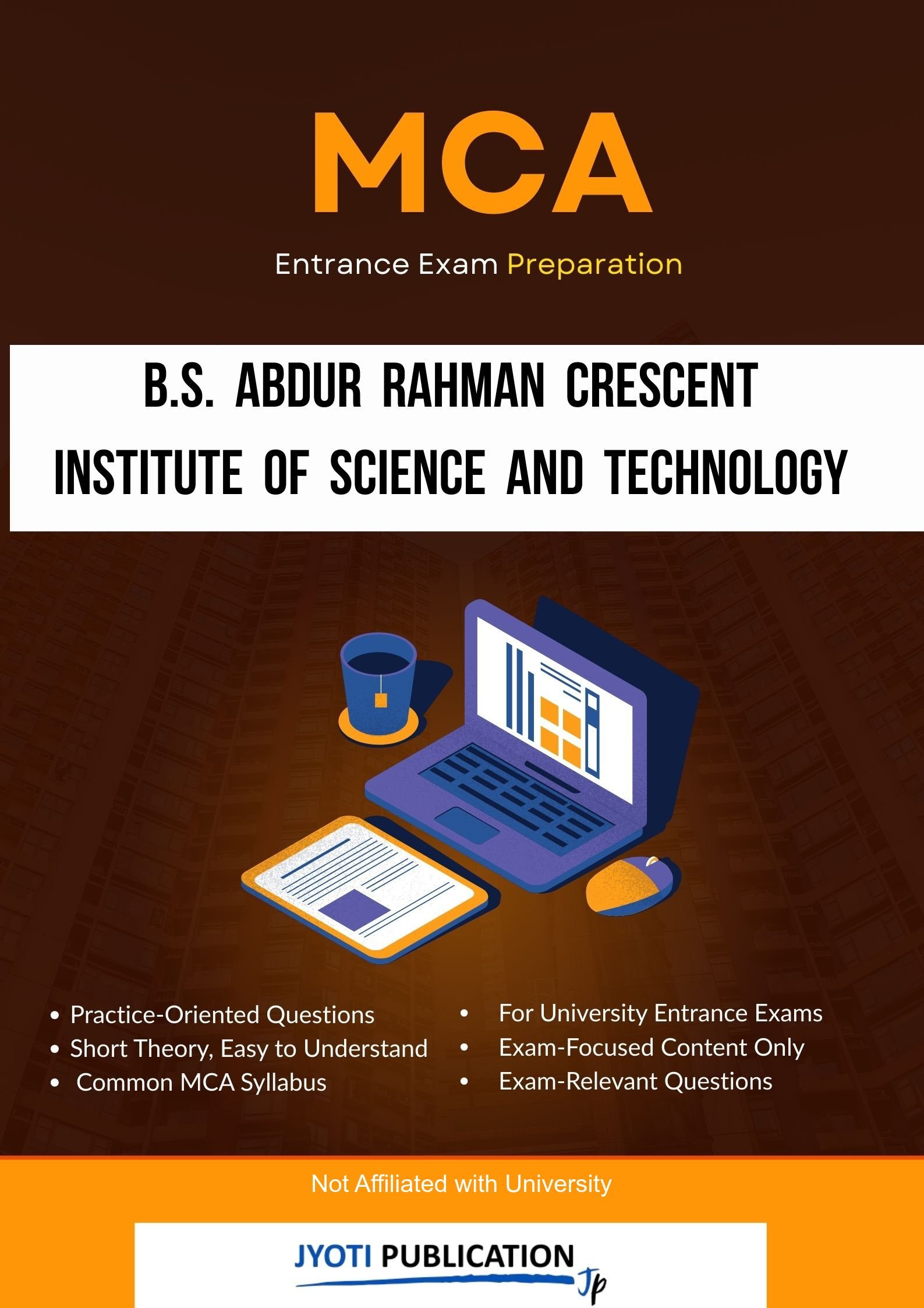 B.S. Abdur Rahman Crescent Institute of Science and TechNology MCA Entrance Exam Preparation book