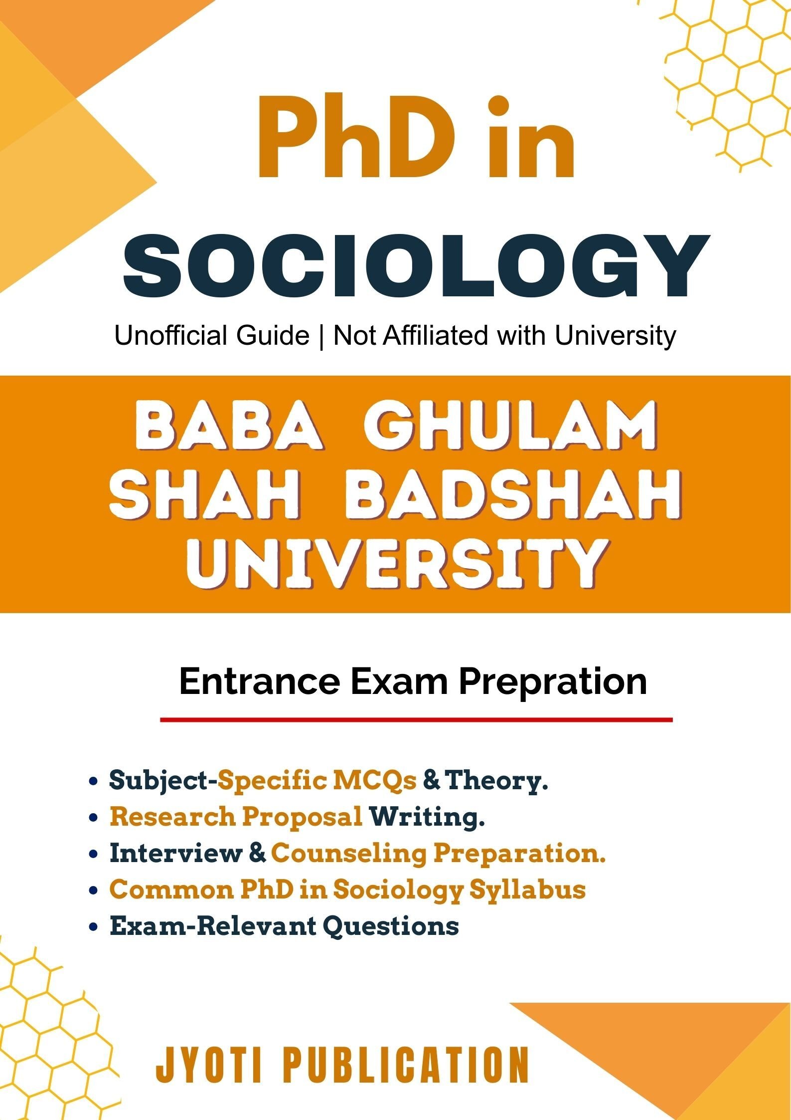 Baba Ghulam Shah Badshah University PhD in Sociology Entrance Exam