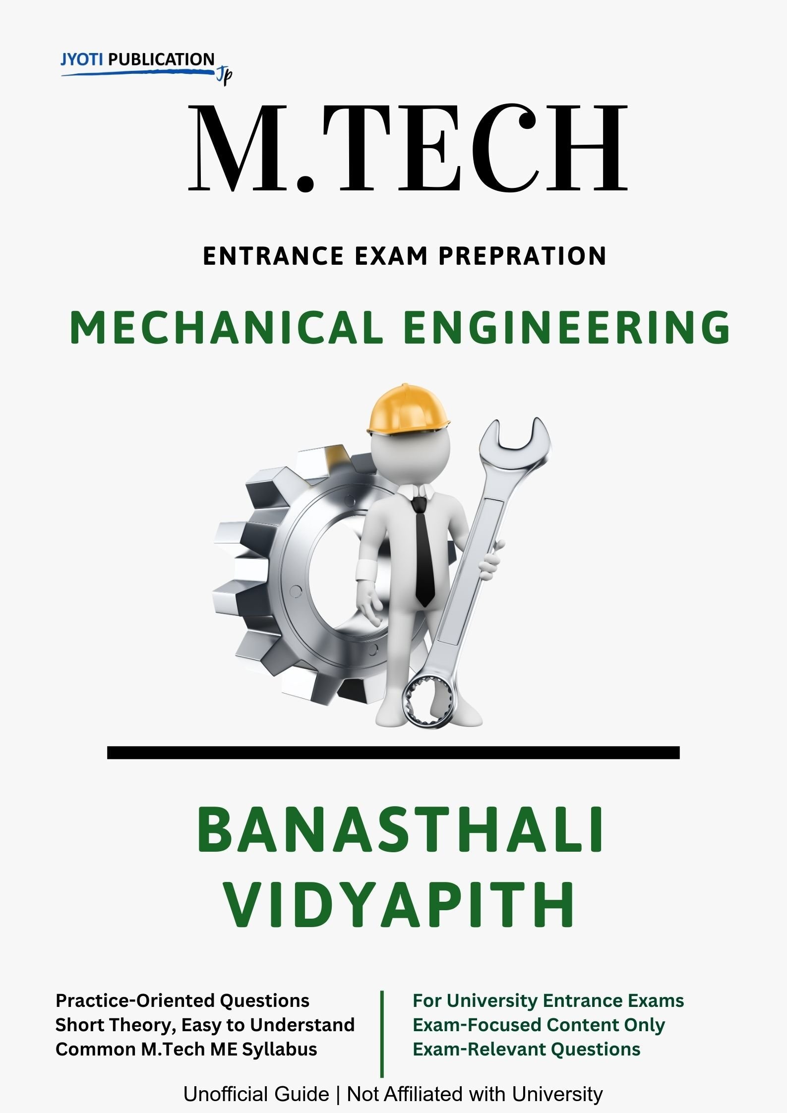Banasthali Vidyapith M.Tech in Mechanical Engineering Entrance Exam