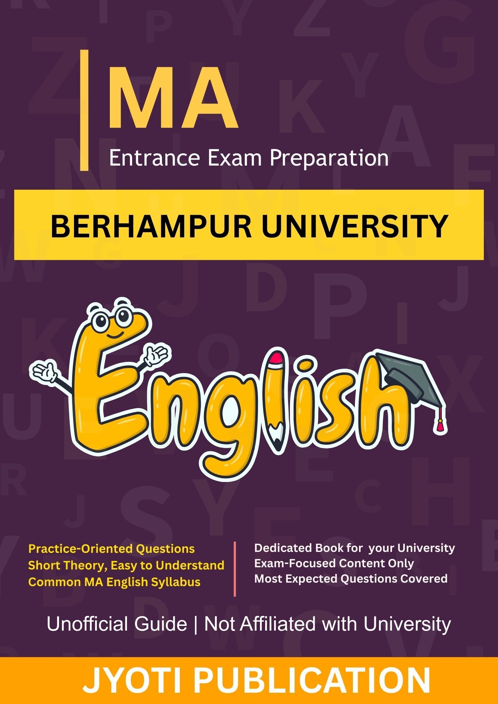 Berhampur University (M.A. in English Literature Entrance Exam Book 2026)
