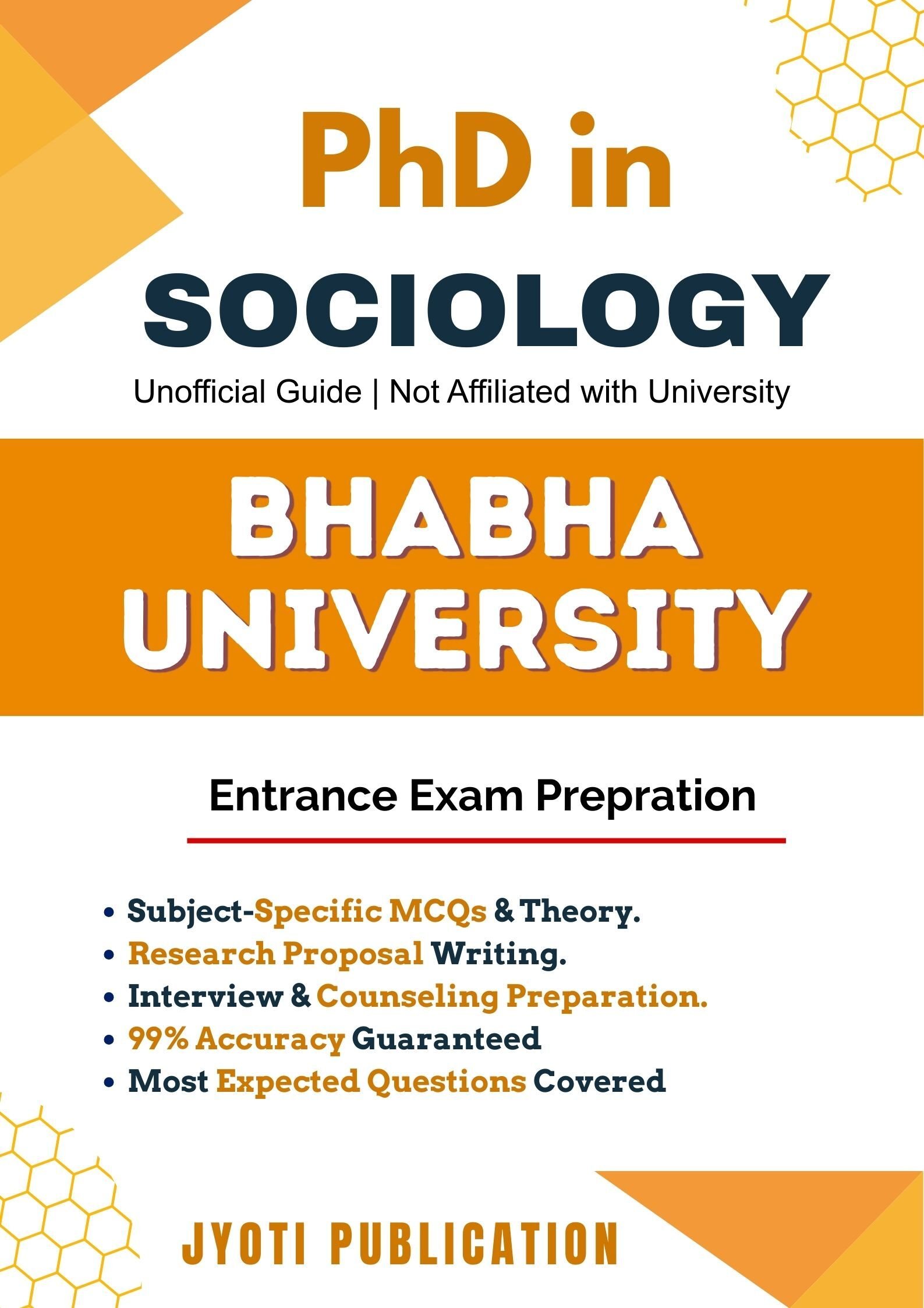 Bhabha University PhD in Sociology Entrance Exam