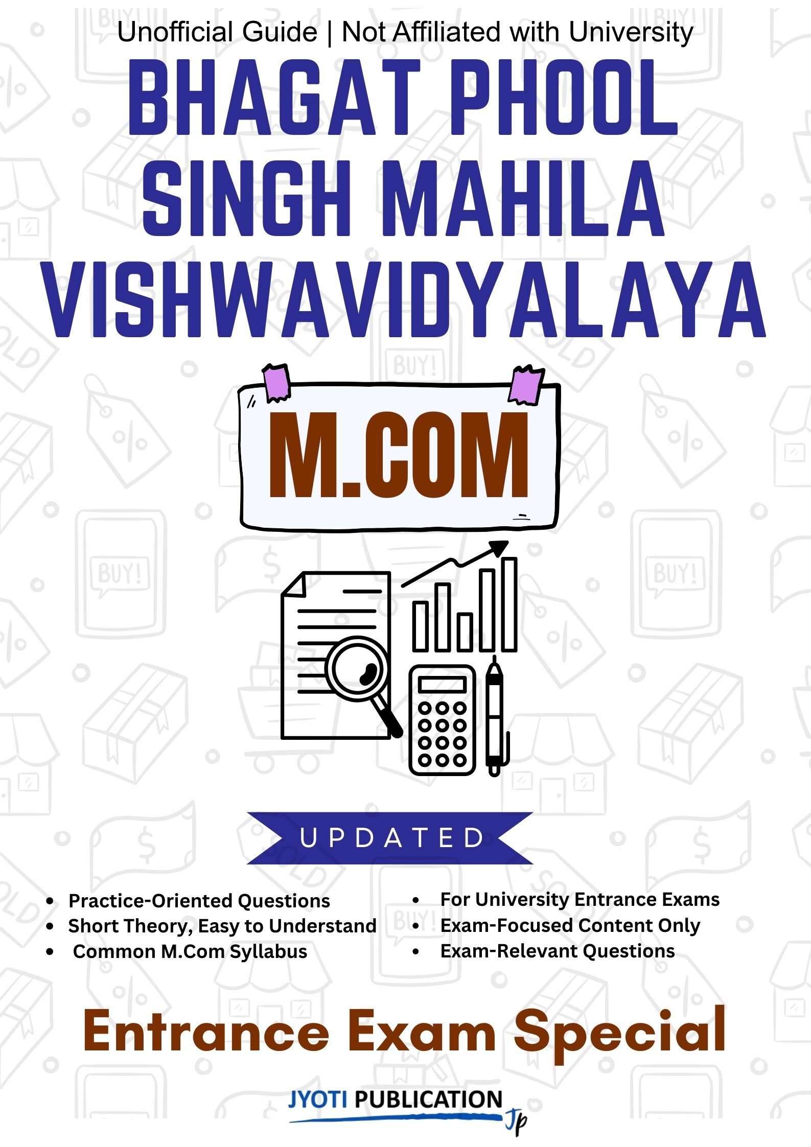 Bhagat Phool Singh Mahila Vishwavidyalaya M.Com Entrance Exam