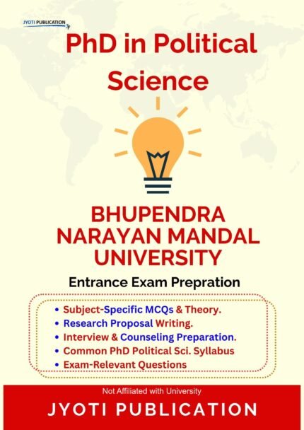 Bhupendra Narayan Mandal University - PhD in Political Science Entrance Exam Preparation Guide
