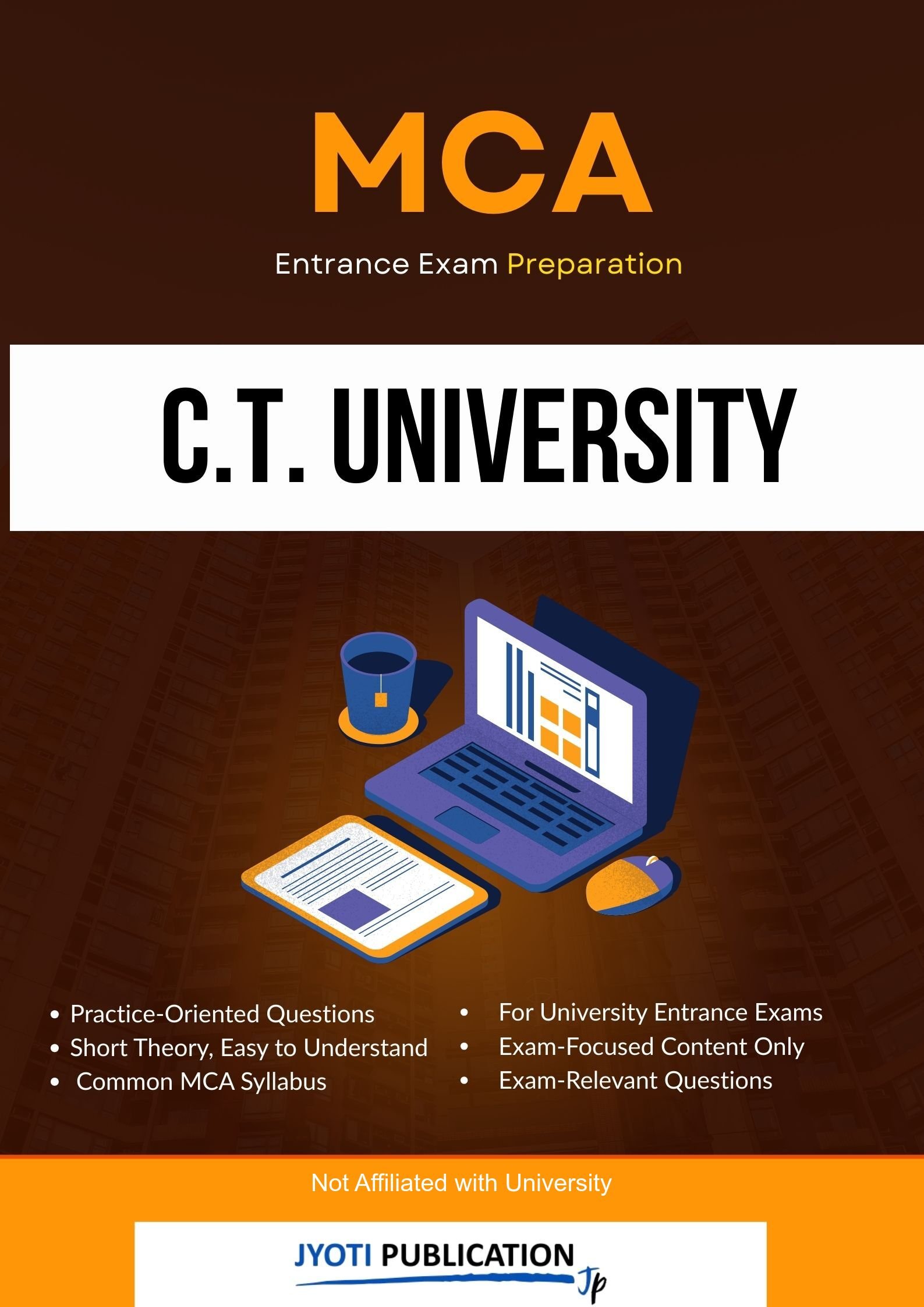 C.T. University MCA Entrance Exam Preparation book