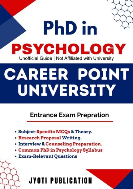 Career Point University - PhD in Psychology Entrance Exam Preparation Guide