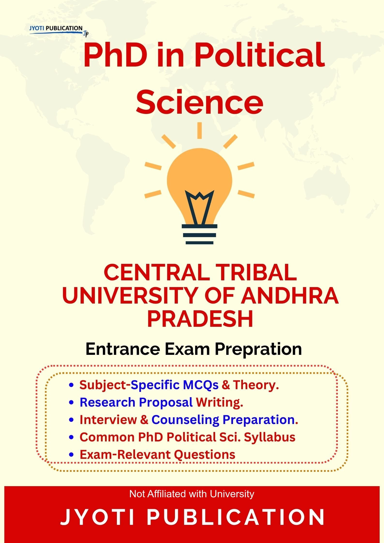 Central Tribal University of Andhra Pradesh PhD in Political Science Entrance Exam PhD in Political Science Entrance Exam