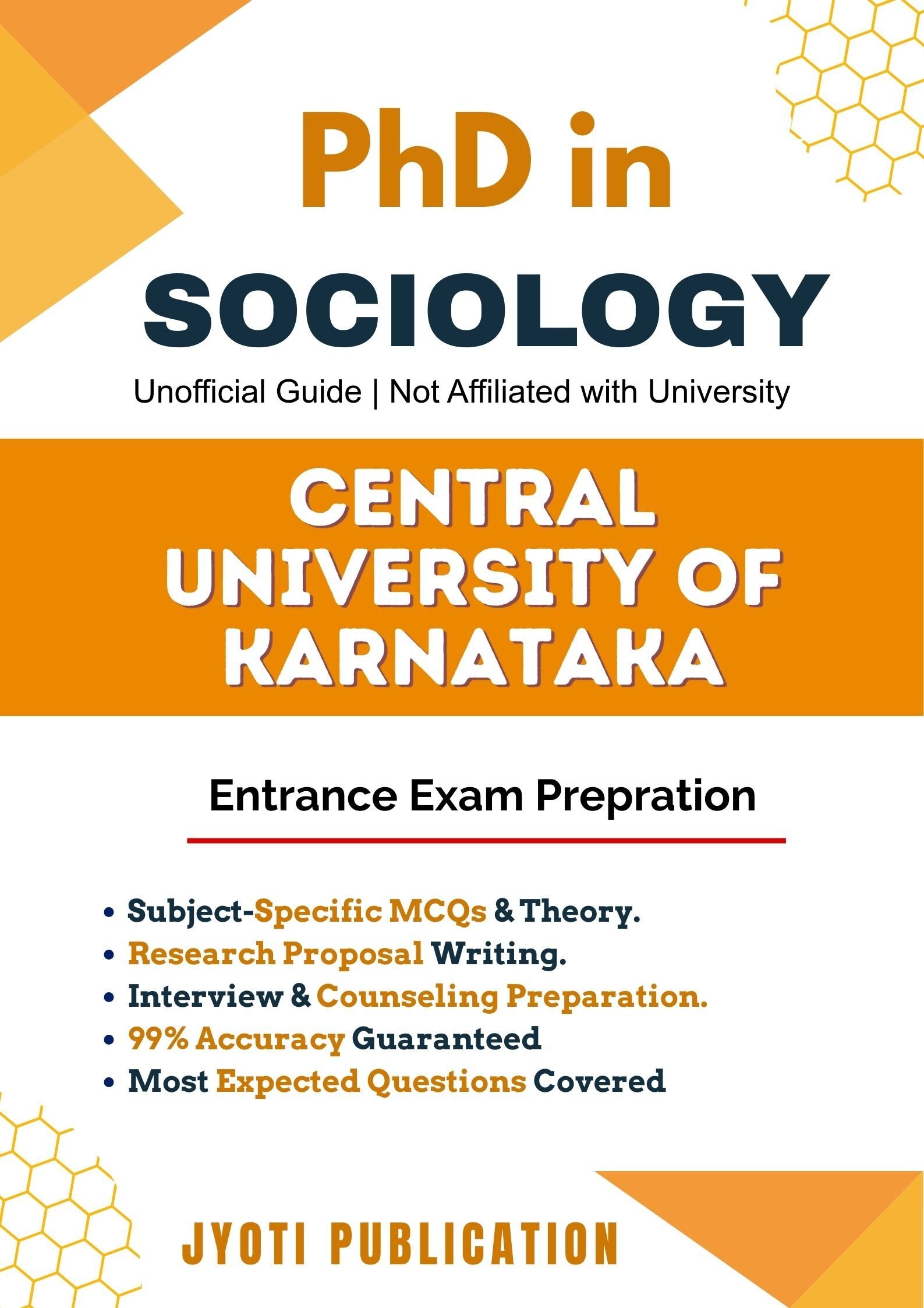 Central University of Karnataka PhD in Sociology Entrance Exam
