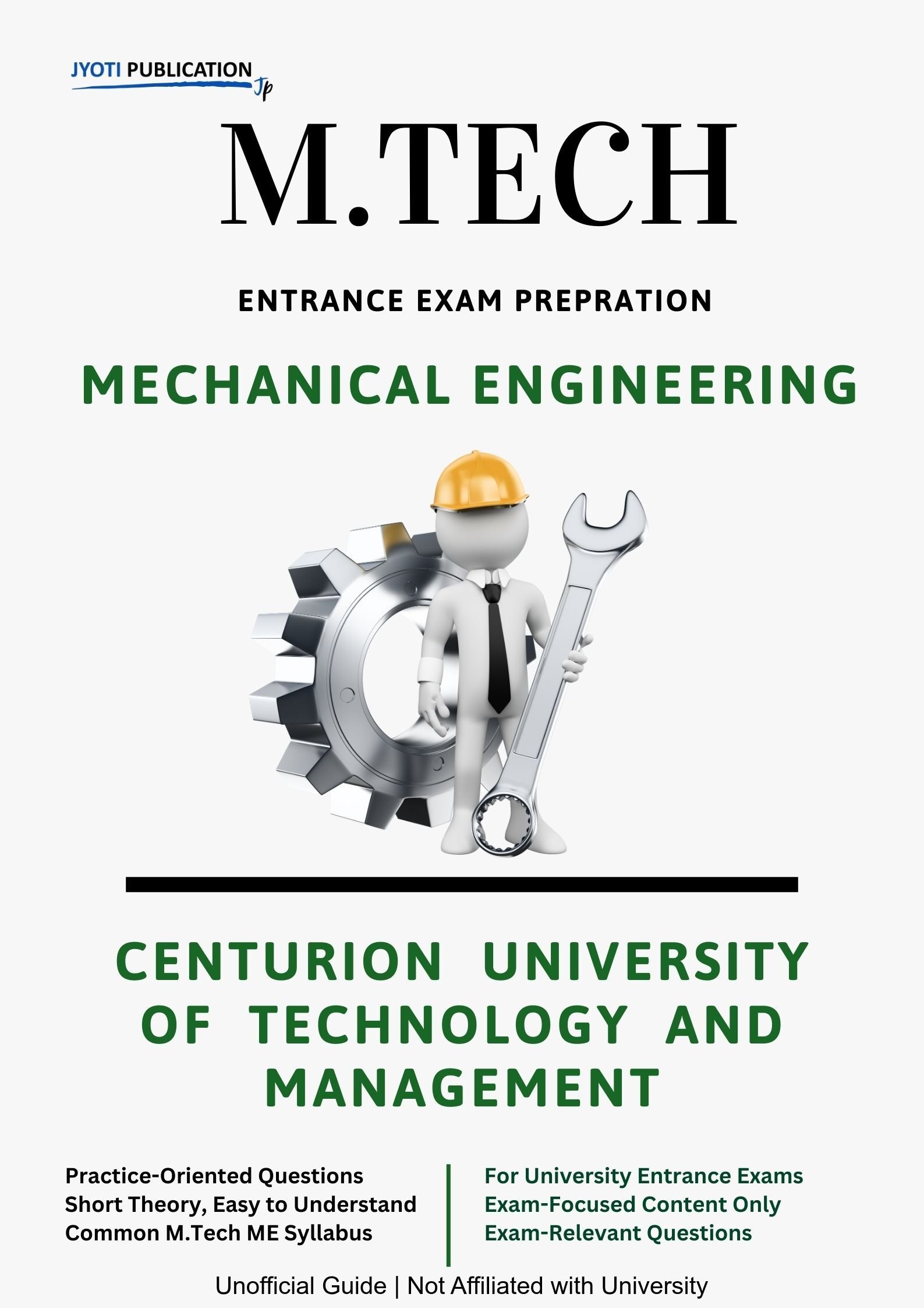 Centurion University of TechNology and Management M.Tech in Mechanical Engineering Entrance Exam
