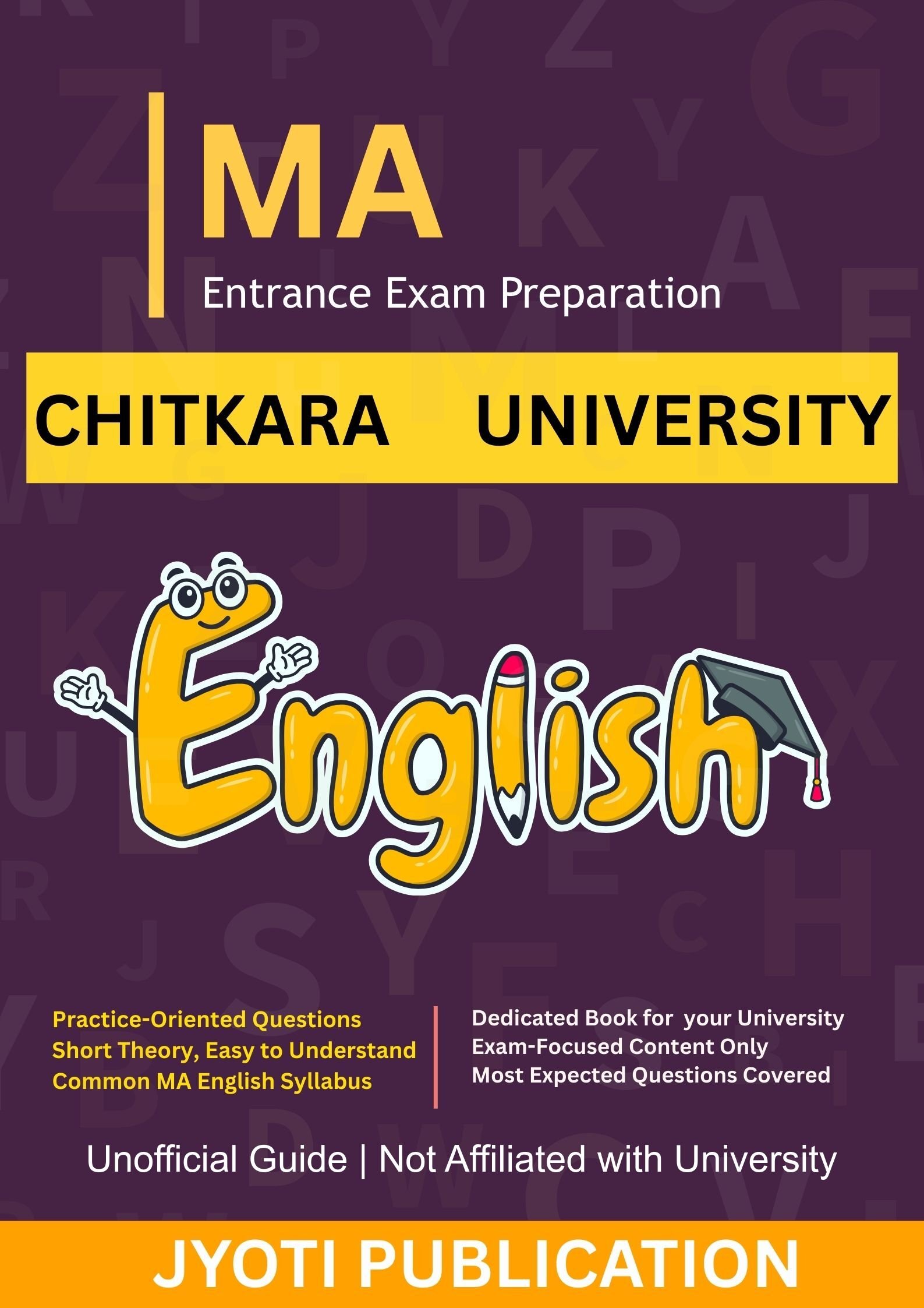 Chitkara University (M.A. in English Literature Entrance Exam Book 2026)