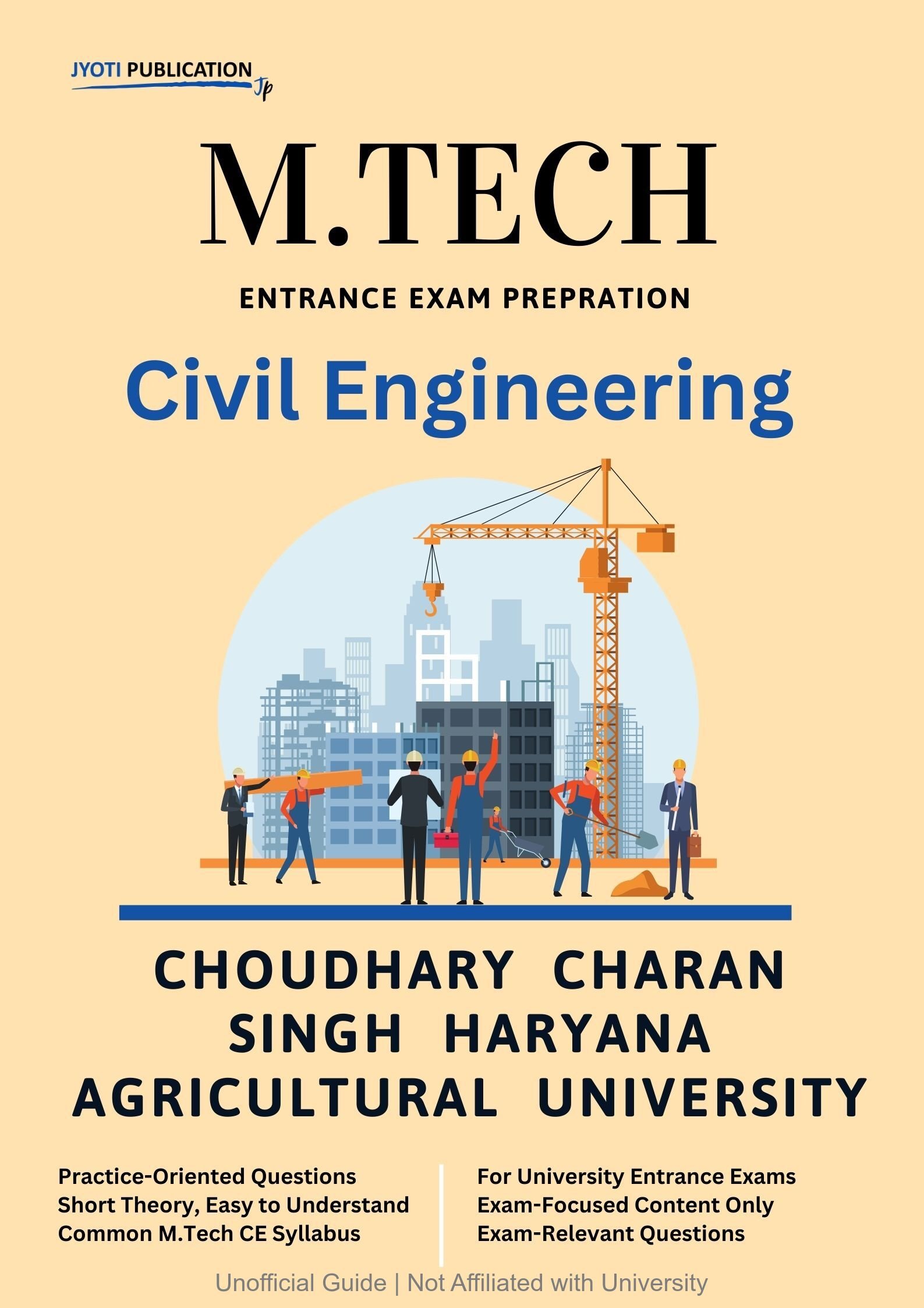 Choudhary Charan Singh Haryana Agricultural University M.Tech in Civil Engineering Entrance Exam