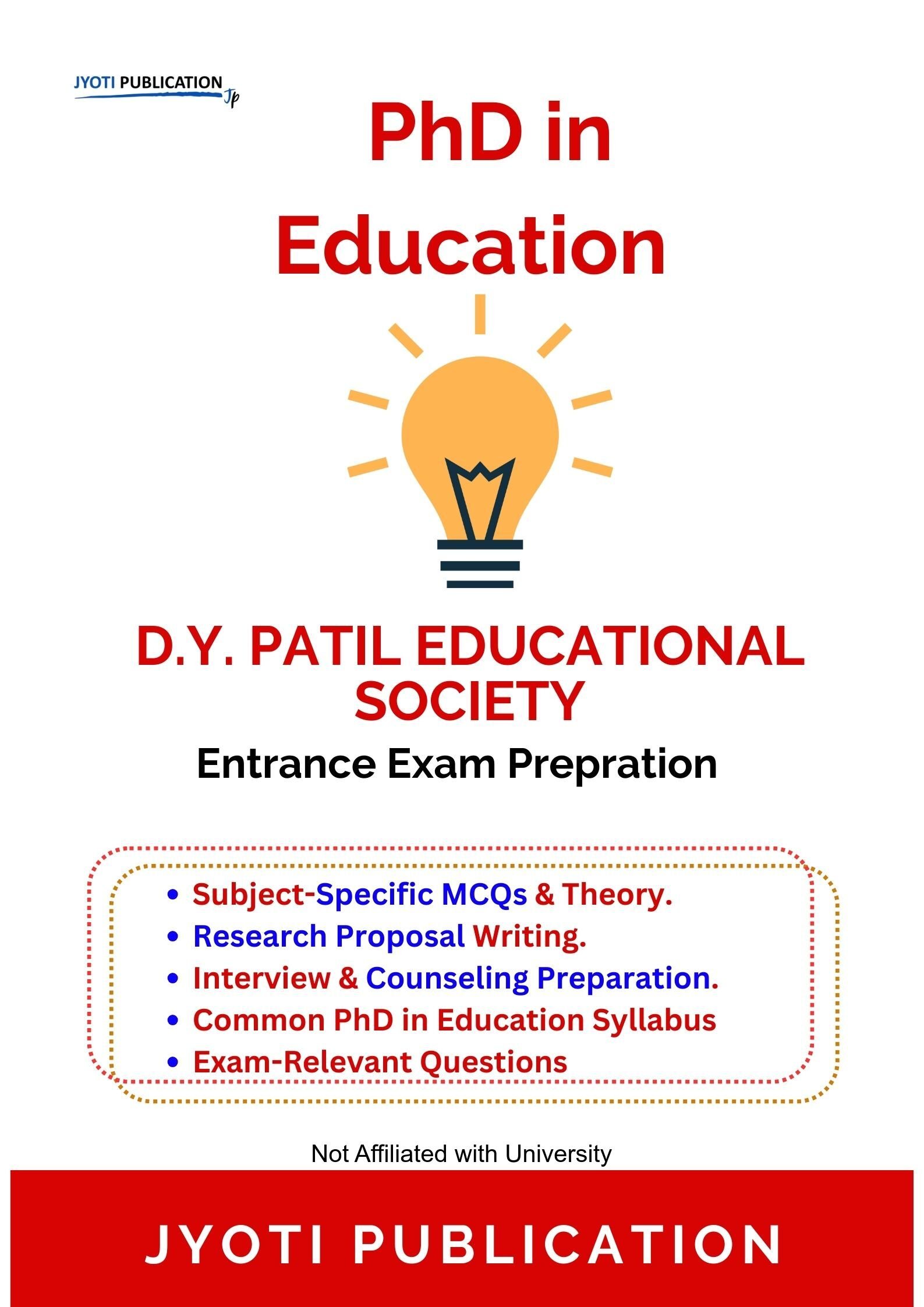 D.Y. Patil Educational Society PhD in Education Entrance Exam