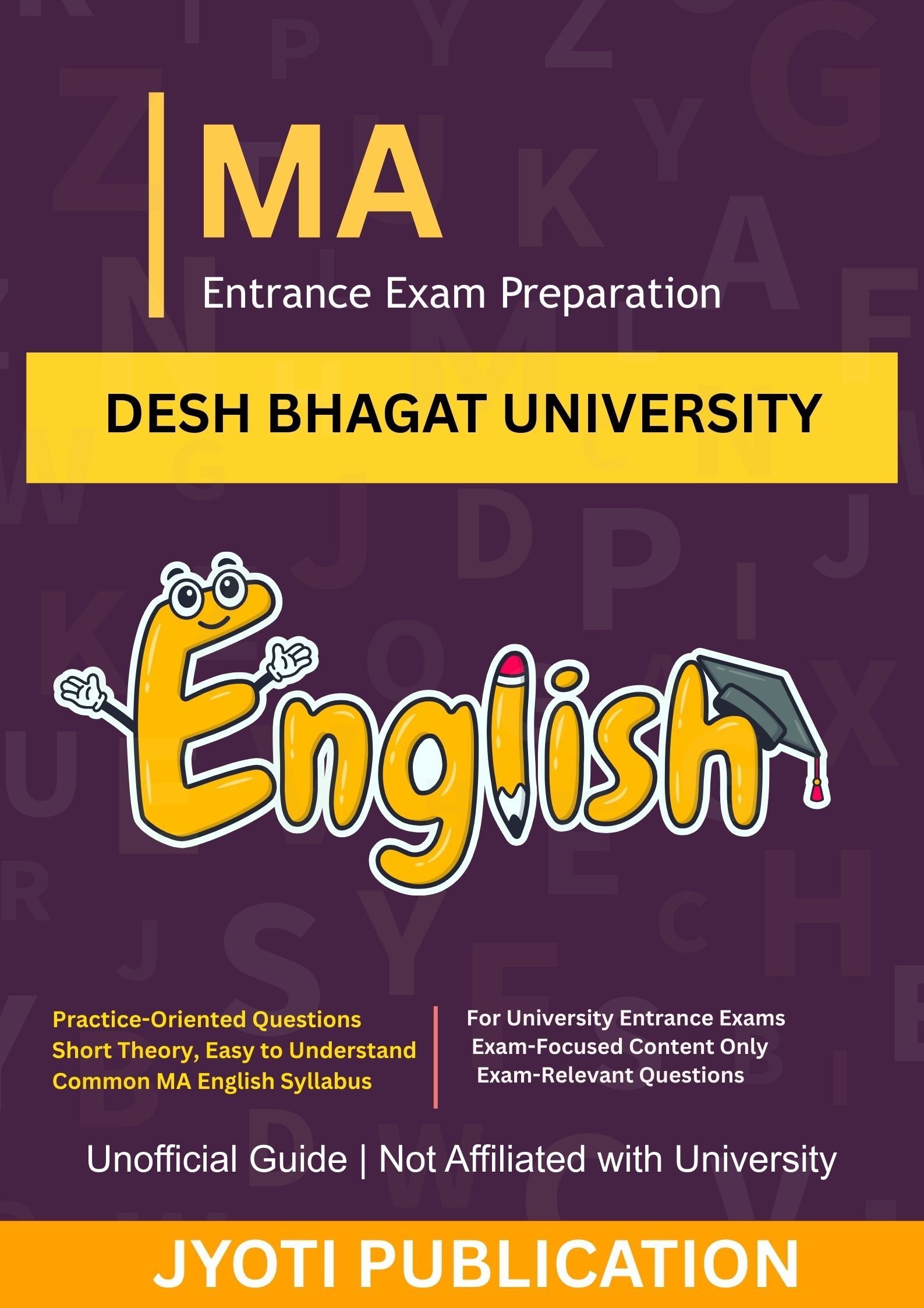Desh Bhagat University (M.A. in English Literature Entrance Exam Book 2026)