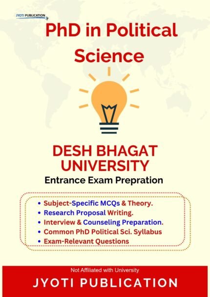 Desh Bhagat University - PhD in Political Science Entrance Exam Preparation Guide