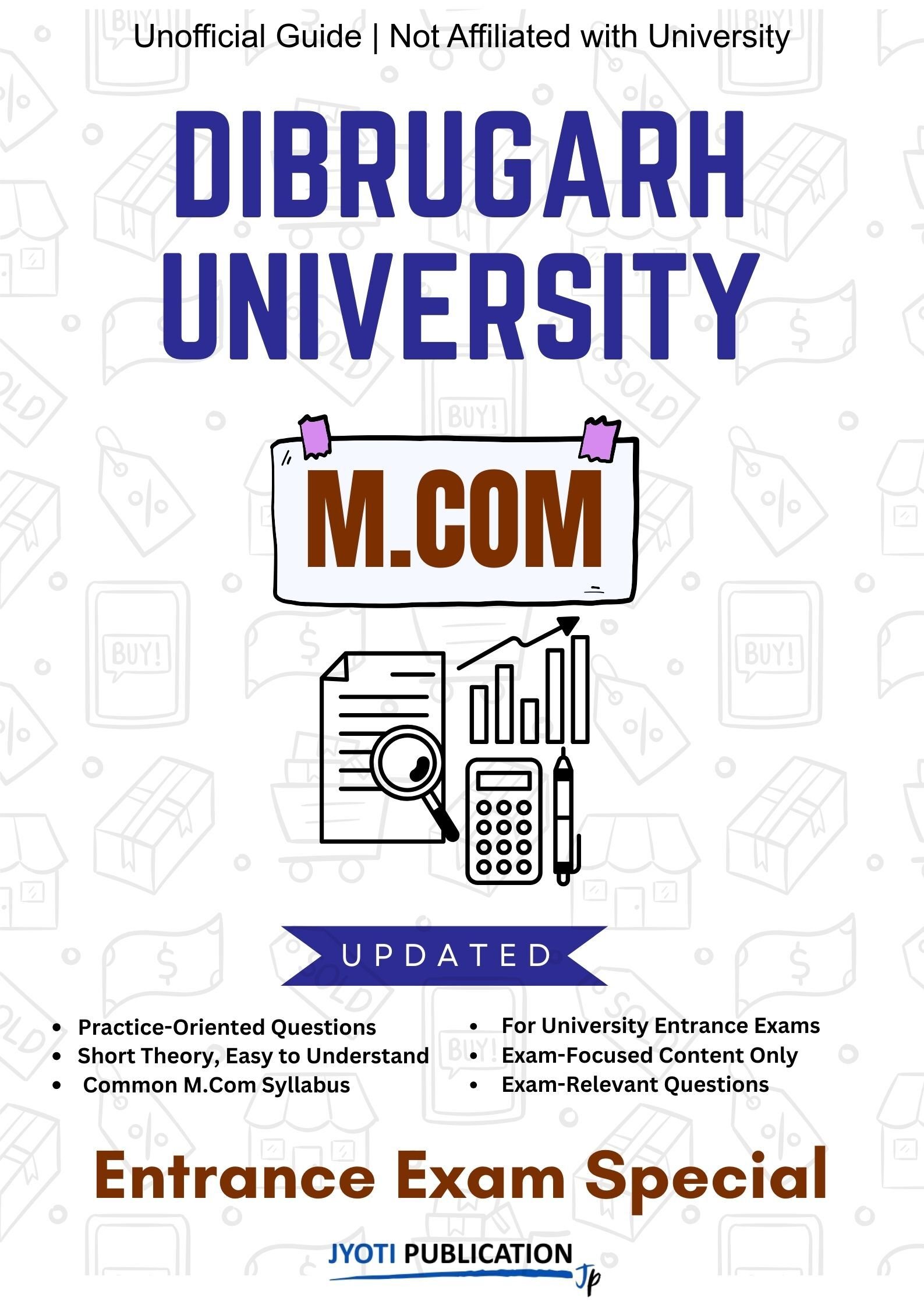 Dibrugarh University M.Com Entrance Exam