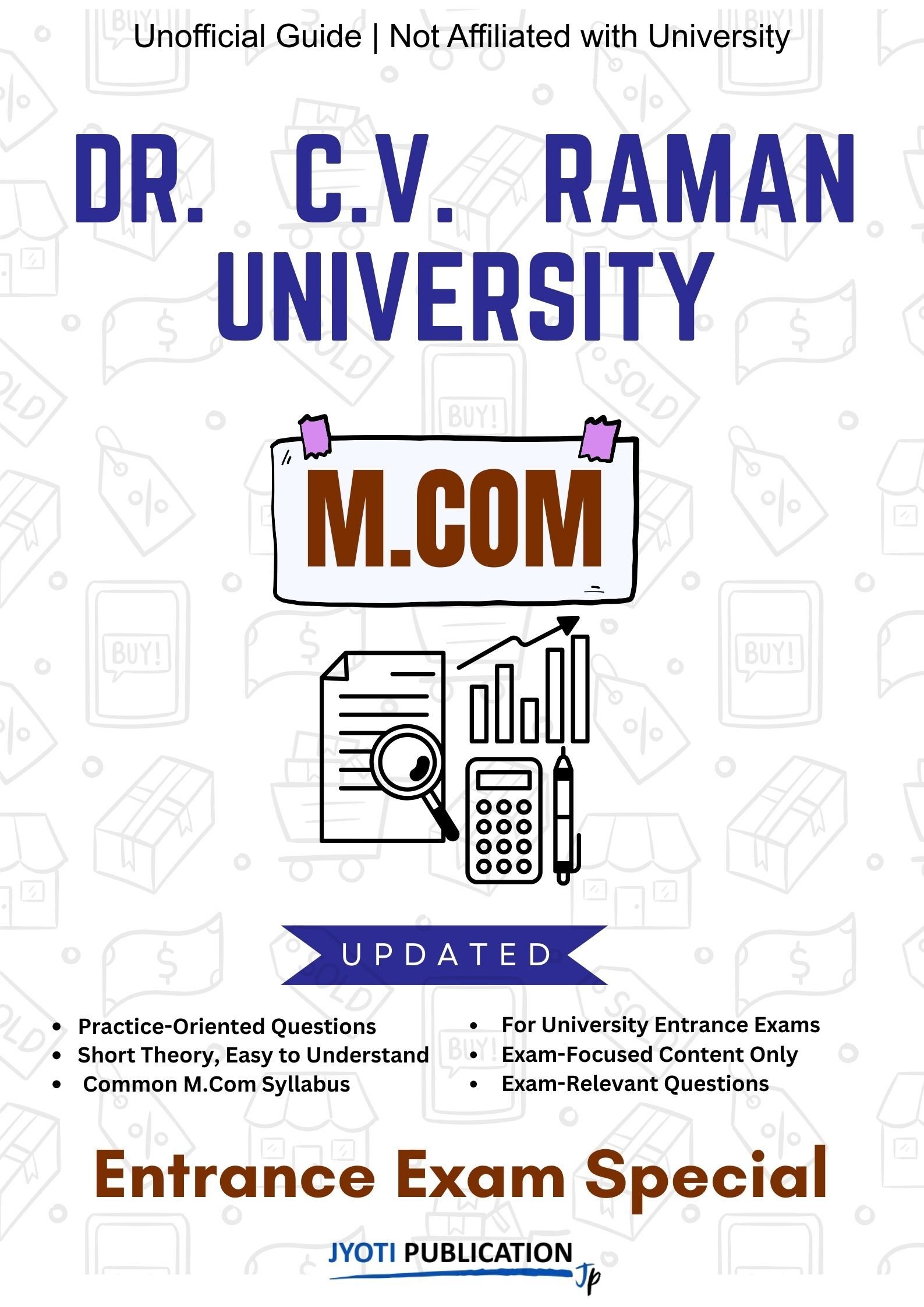 Dr. C.V. Raman University M.Com Entrance Exam