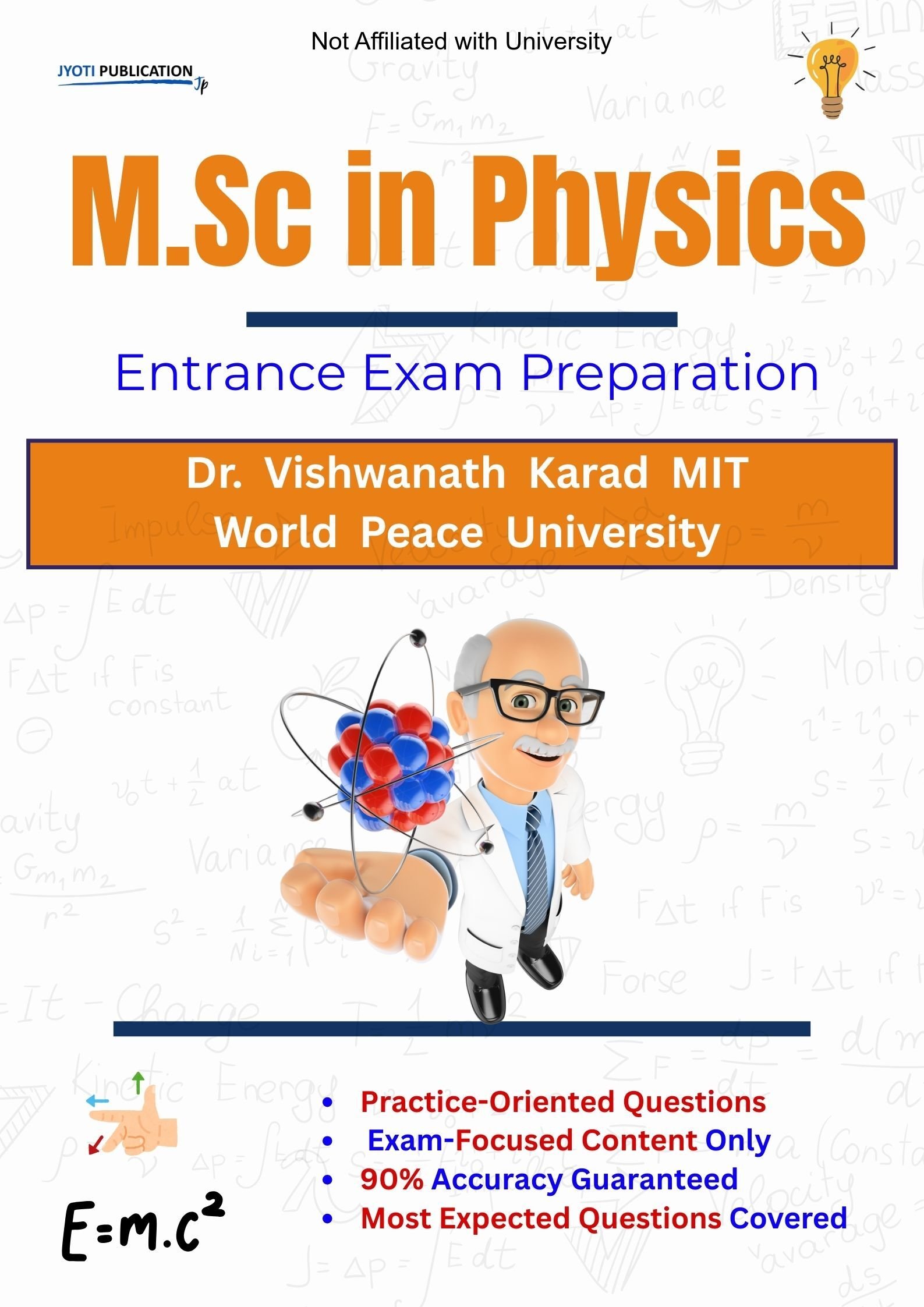 Dr. Vishwanath Karad MIT World Peace University M.Sc in Physics Entrance Exam