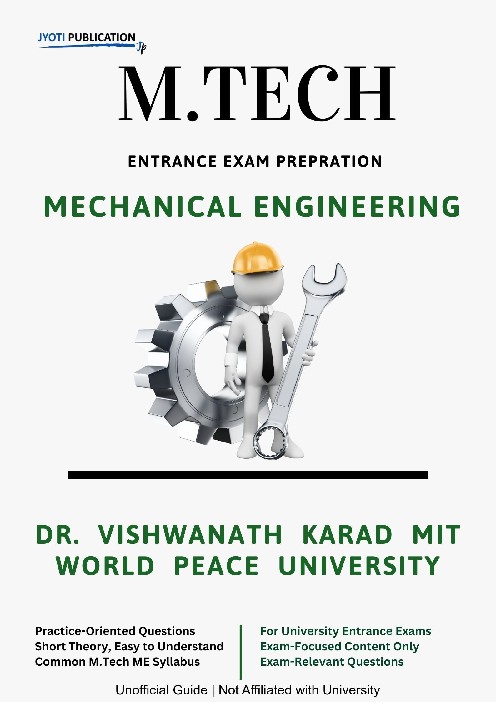 Dr. Vishwanath Karad MIT World Peace University M.Tech in Mechanical Engineering Entrance Exam