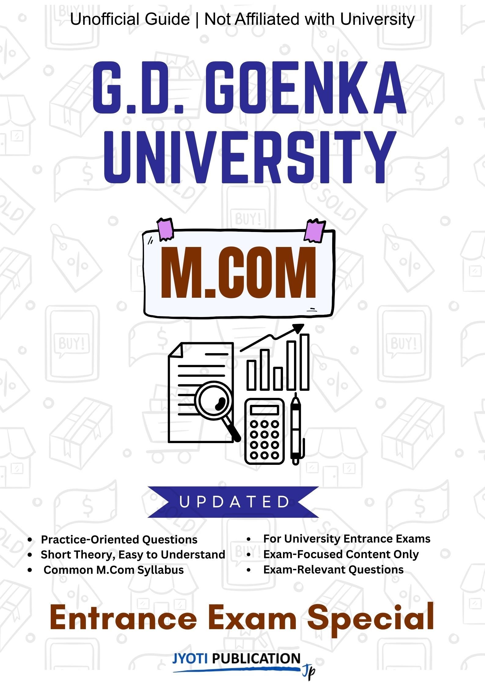 G.D. Goenka University M.Com Entrance Exam