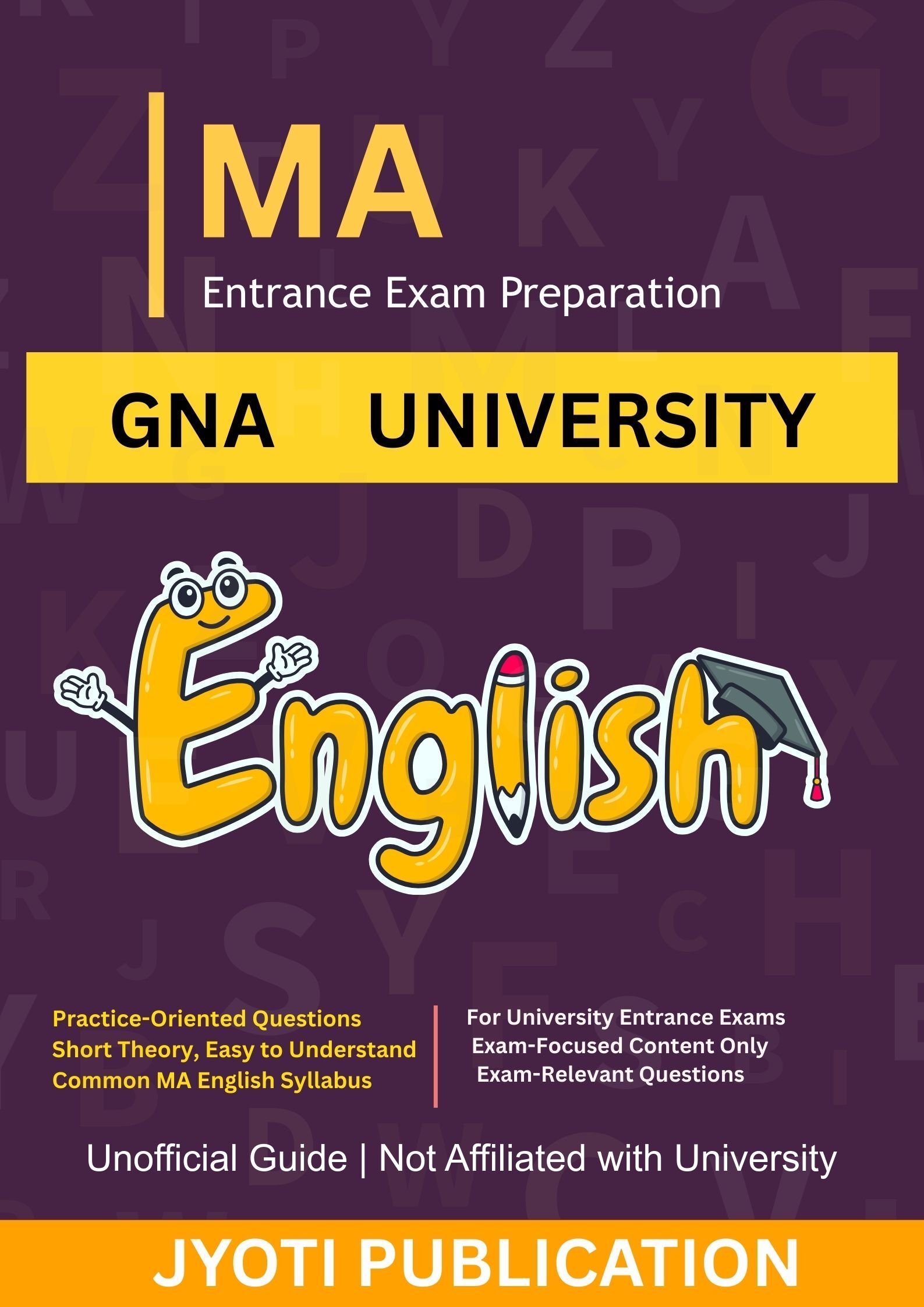 GNA University (M.A. in English Literature Entrance Exam Book 2026)