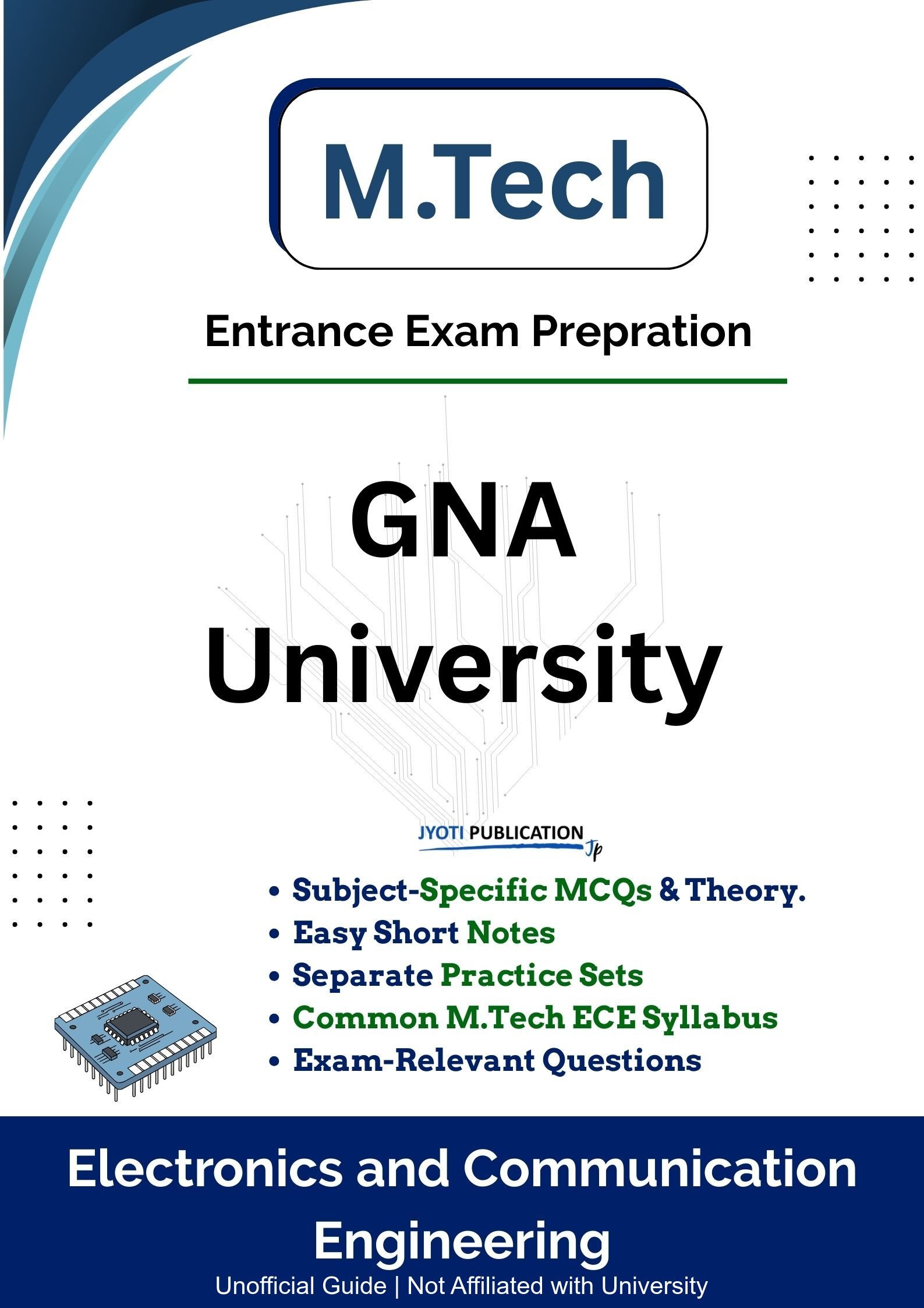 GNA University M.Tech in Electronics & Communication Engineering Entrance Exam Book