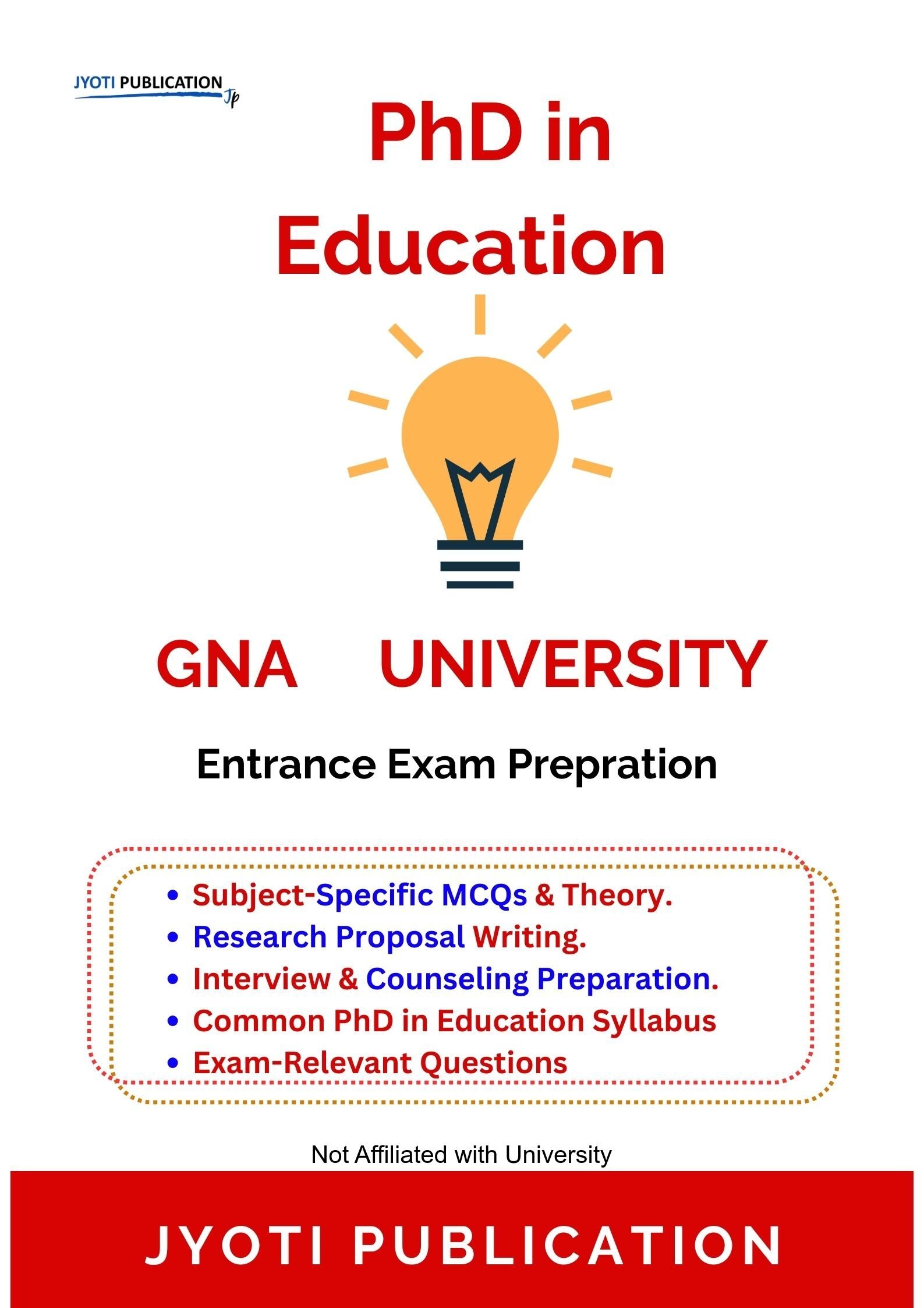 GNA University PhD in Education Entrance Exam