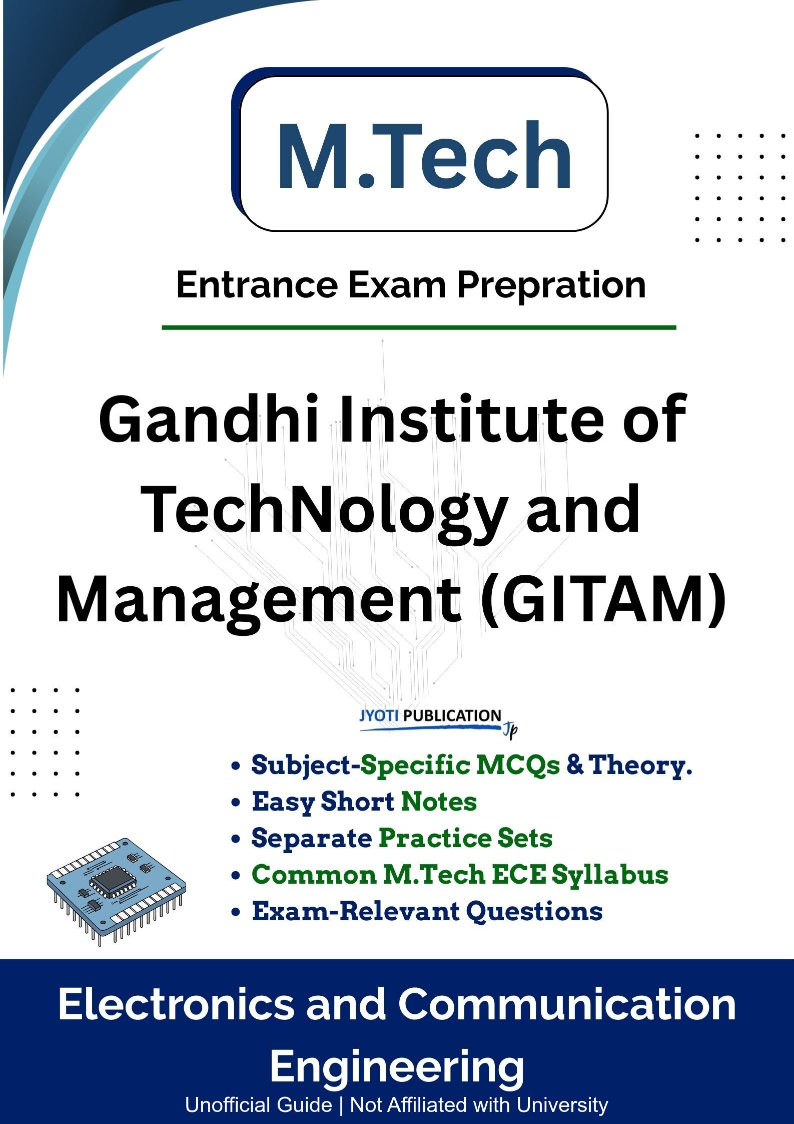 Gandhi Institute of TechNology and Management (GITAM) M.Tech in Electronics & Communication Engineering Entrance Exam Book