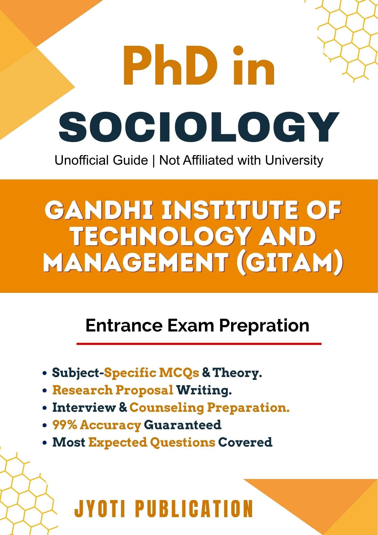 Gandhi Institute of TechNology and Management (GITAM) PhD in Sociology Entrance Exam