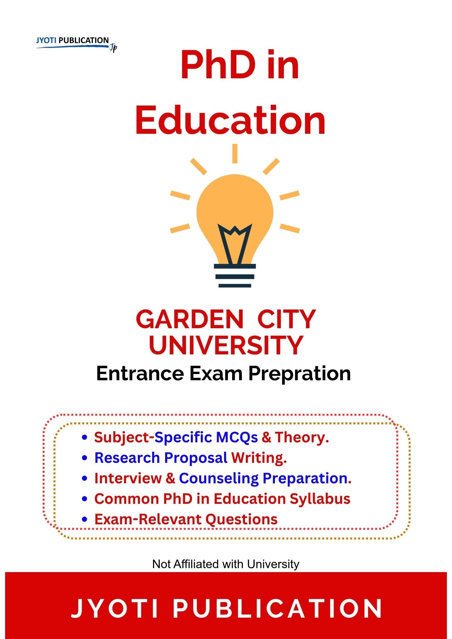 Garden City University PhD in Education Entrance Exam