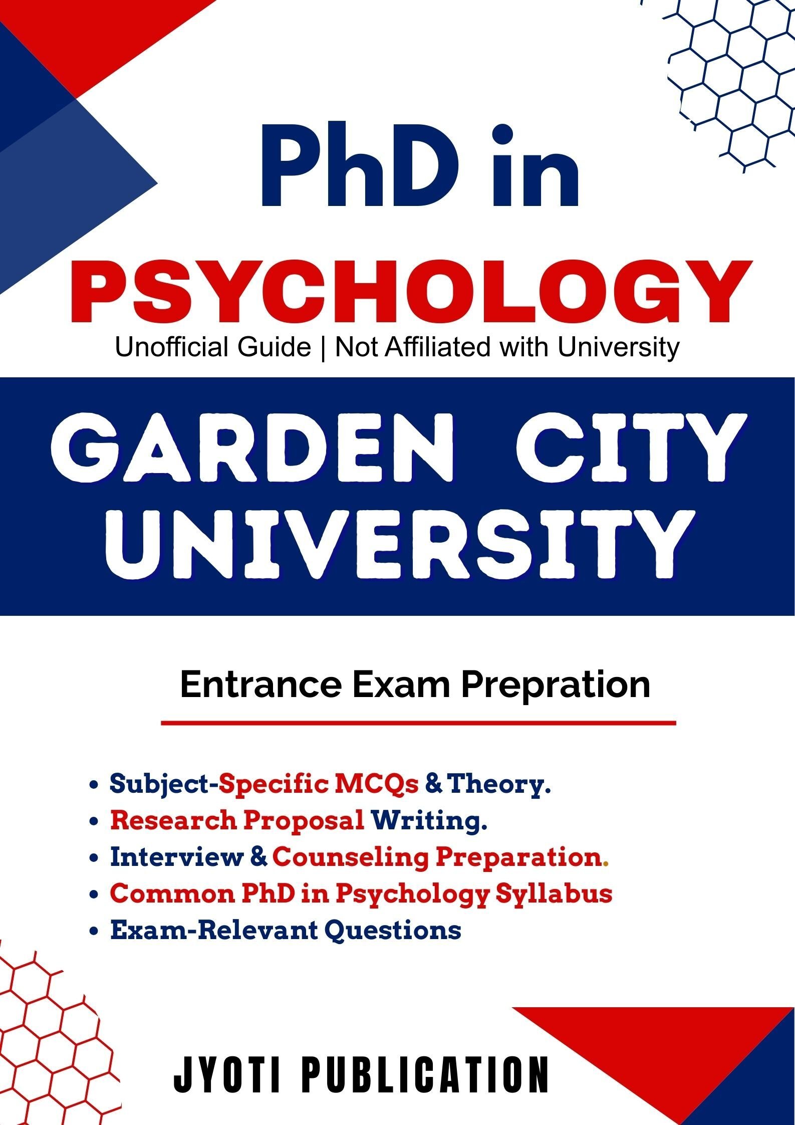 Garden City University PhD in Psychology Entrance Exam