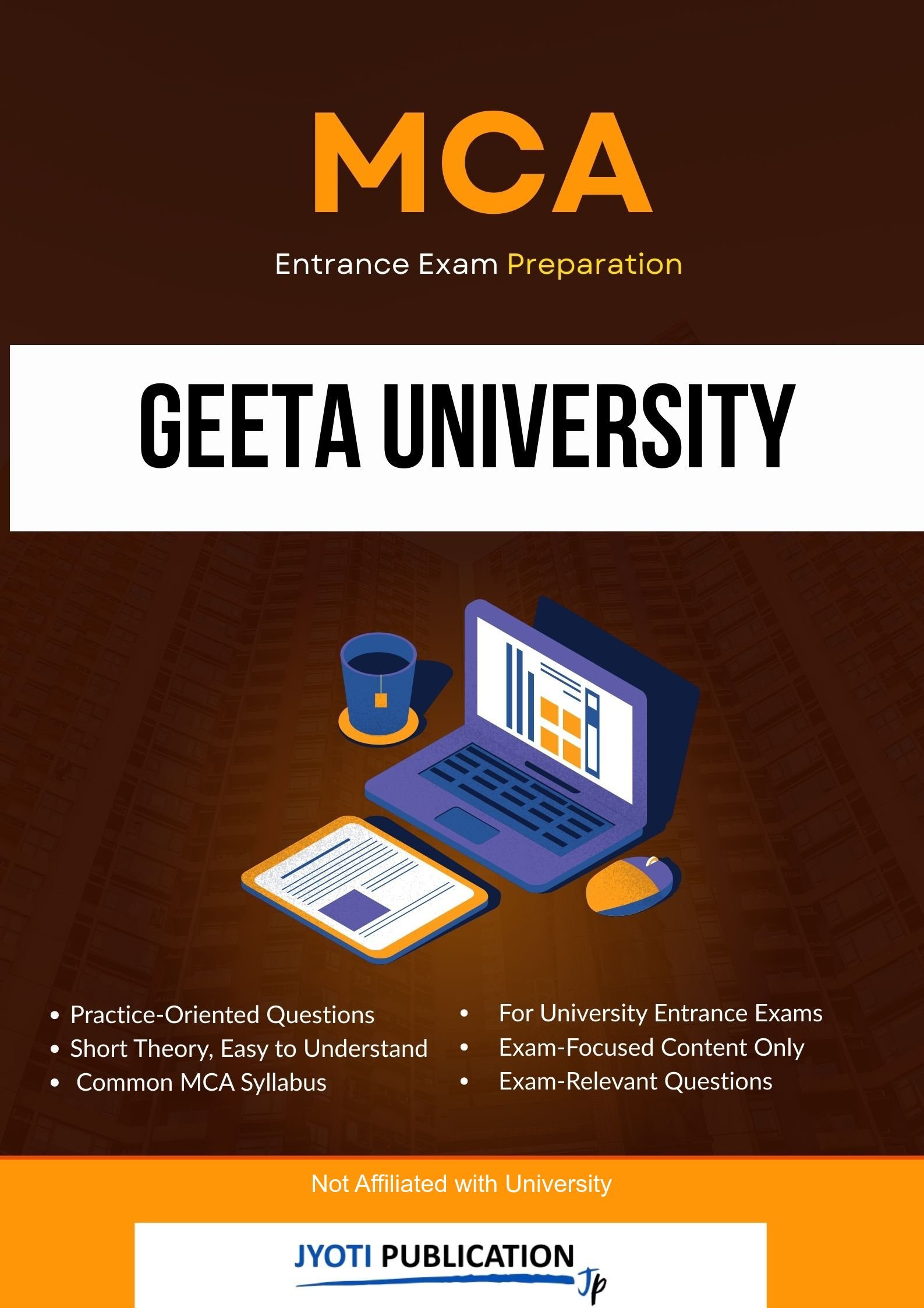 Geeta University MCA Entrance Exam Preparation book