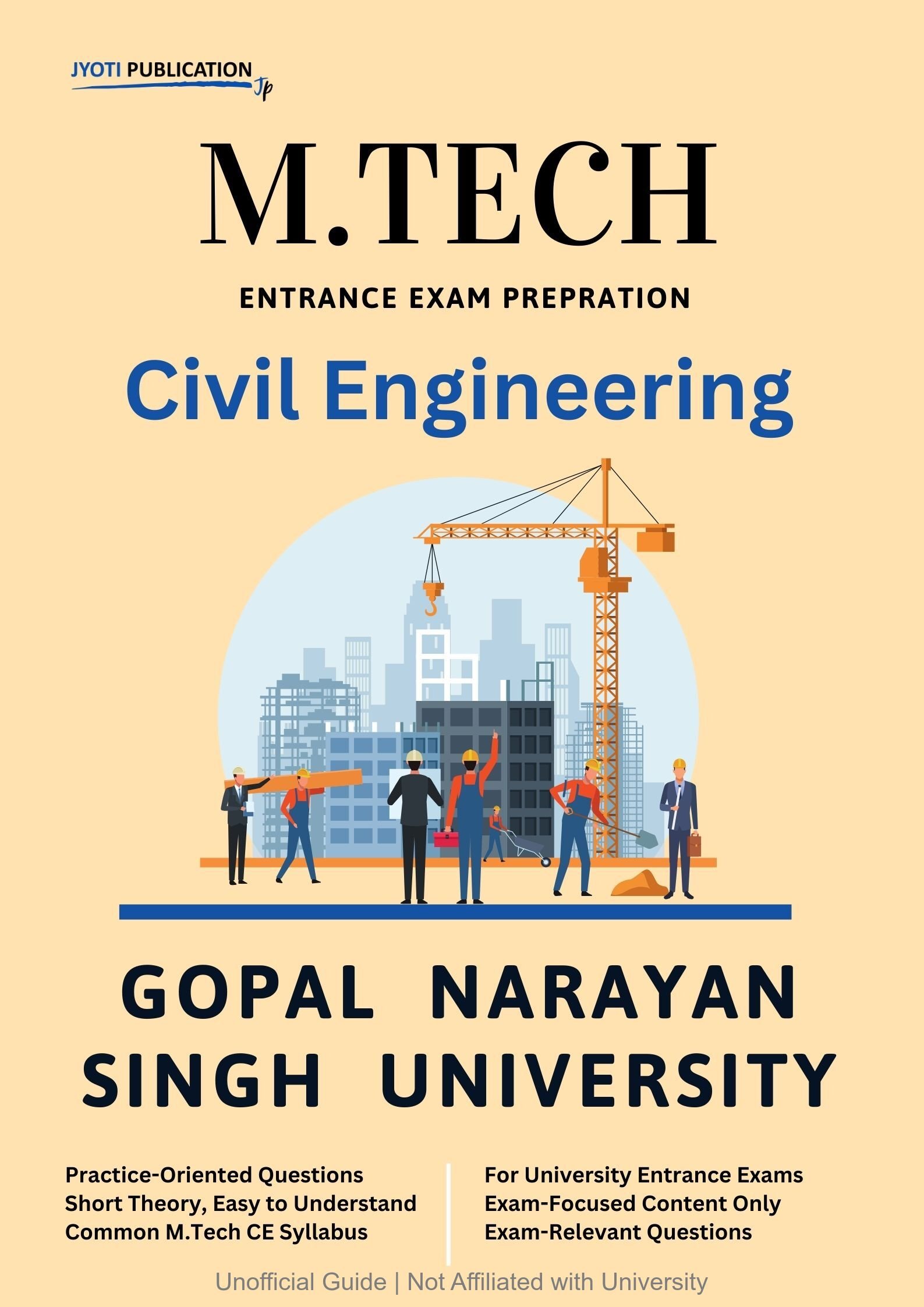 Gopal Narayan Singh University M.Tech in Civil Engineering Entrance Exam
