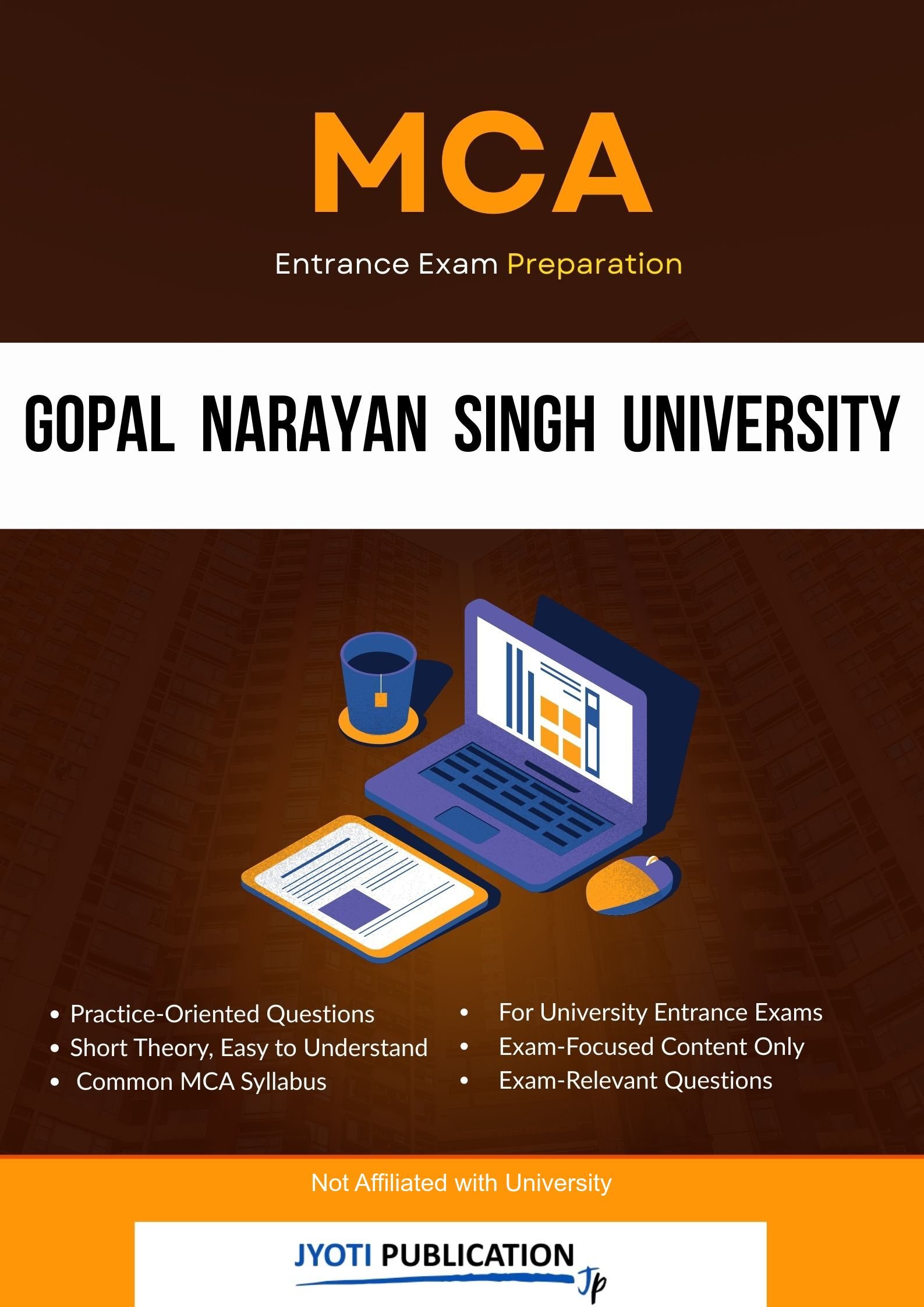 Gopal Narayan Singh University MCA Entrance Exam Preparation book