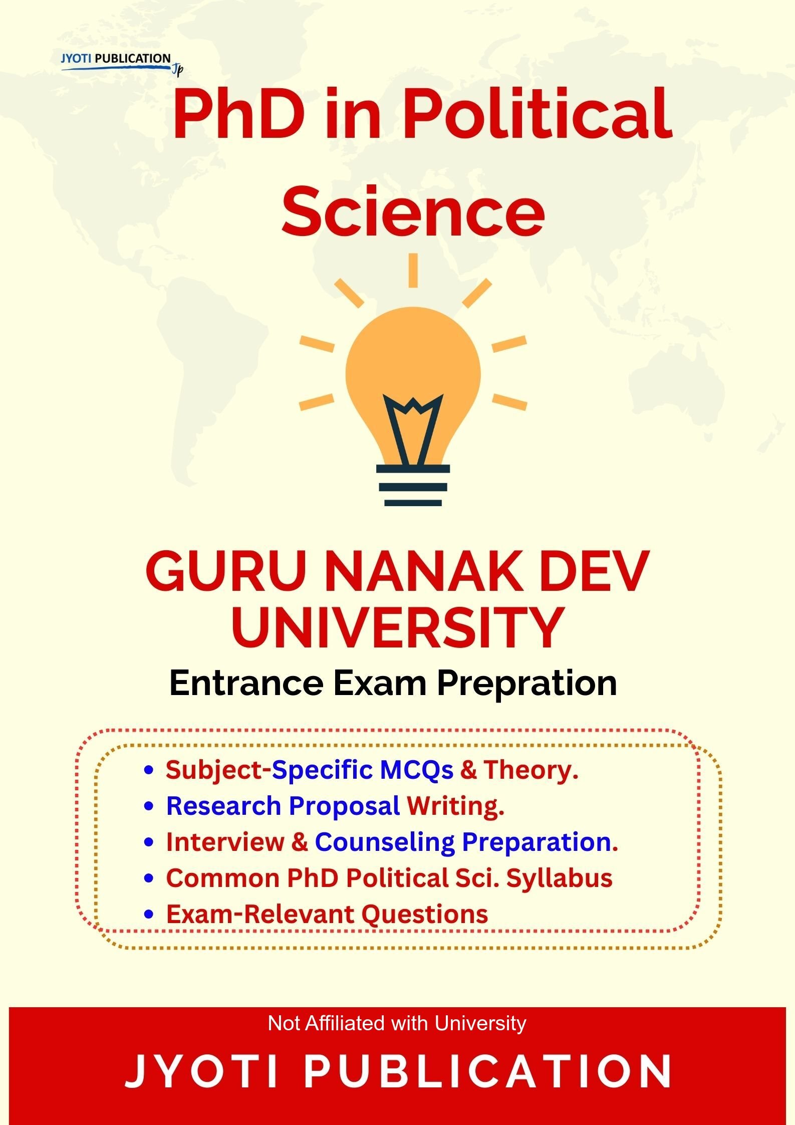 Guru Nanak Dev University PhD in Political Science Entrance Exam PhD in Political Science Entrance Exam