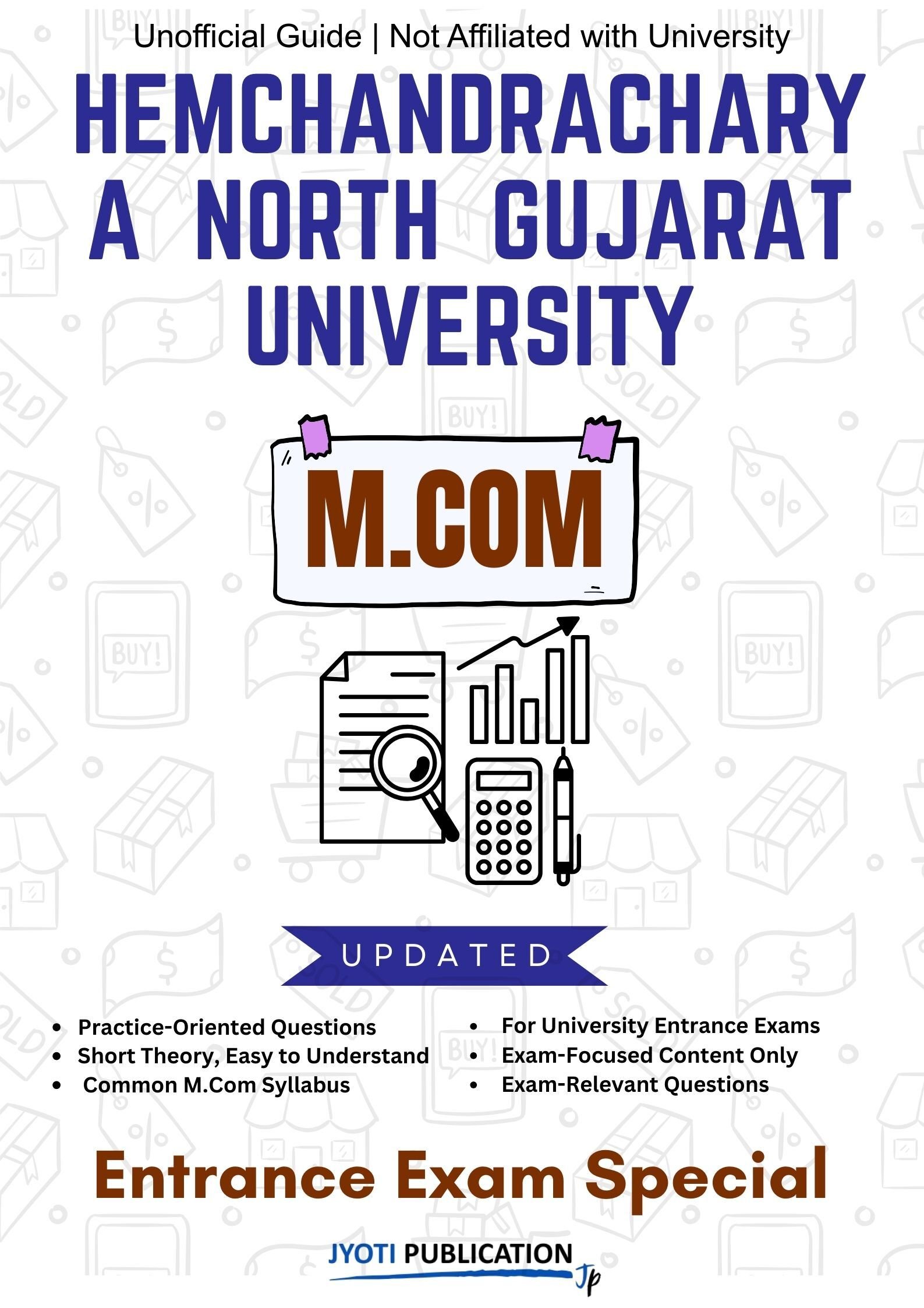 Hemchandracharya North Gujarat University M.Com Entrance Exam