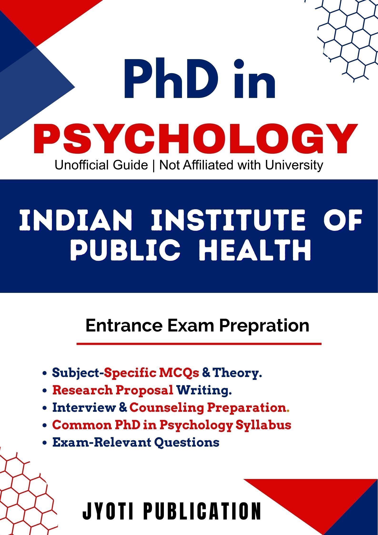 Indian Institute of Public Health PhD in Psychology Entrance Exam