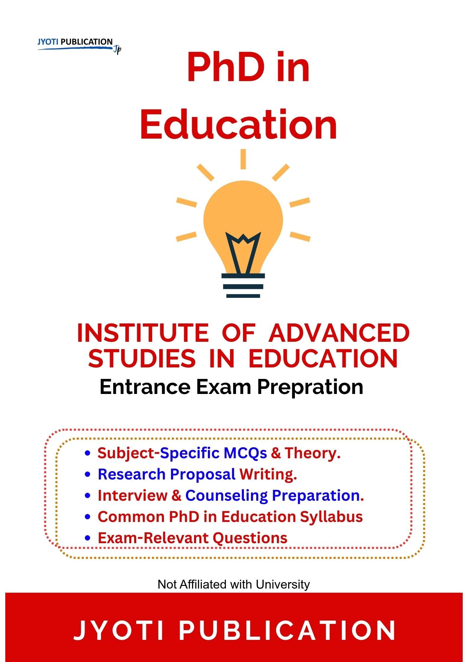 Institute of Advanced Studies in Education PhD in Education Entrance Exam
