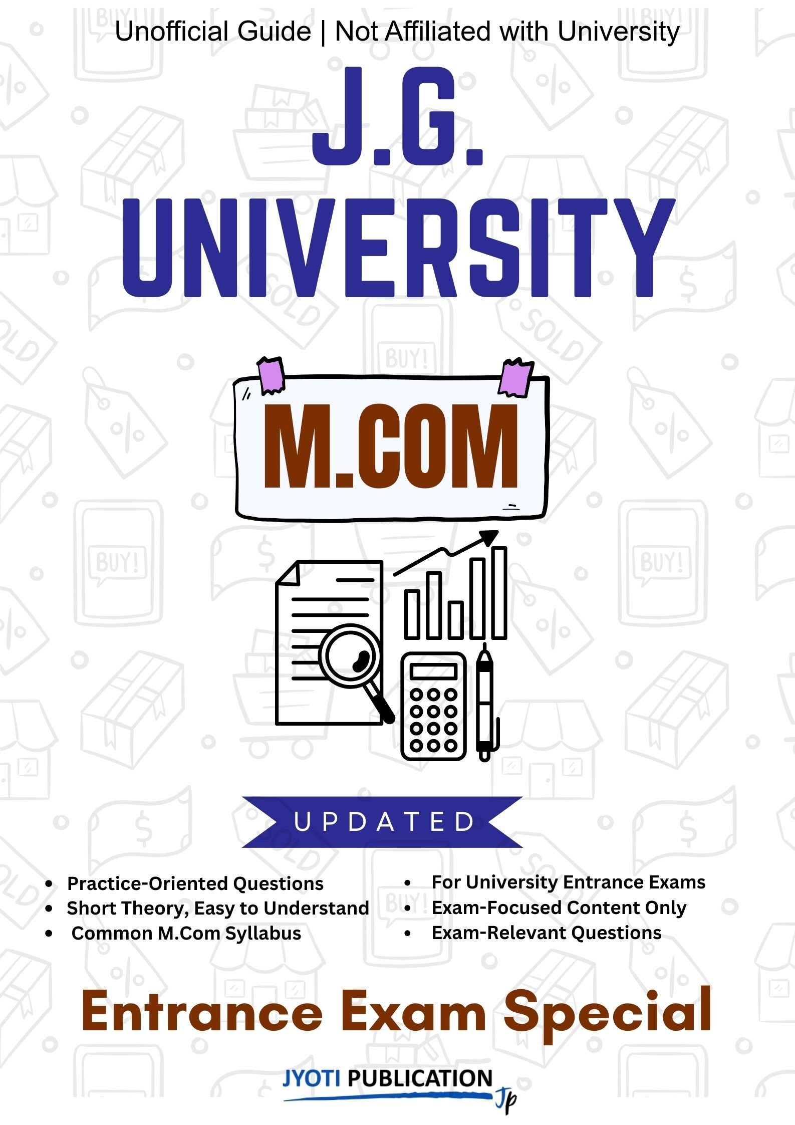 J.G. University M.Com Entrance Exam